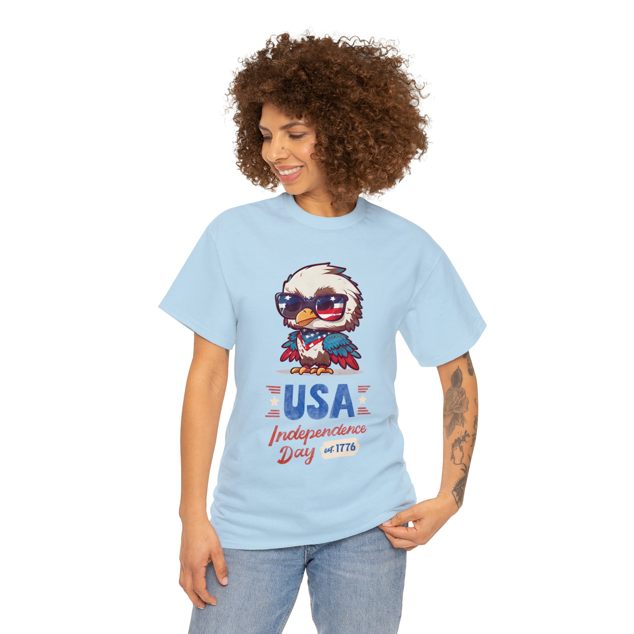 USA Independence Day Unisex Heavy Cotton Tee