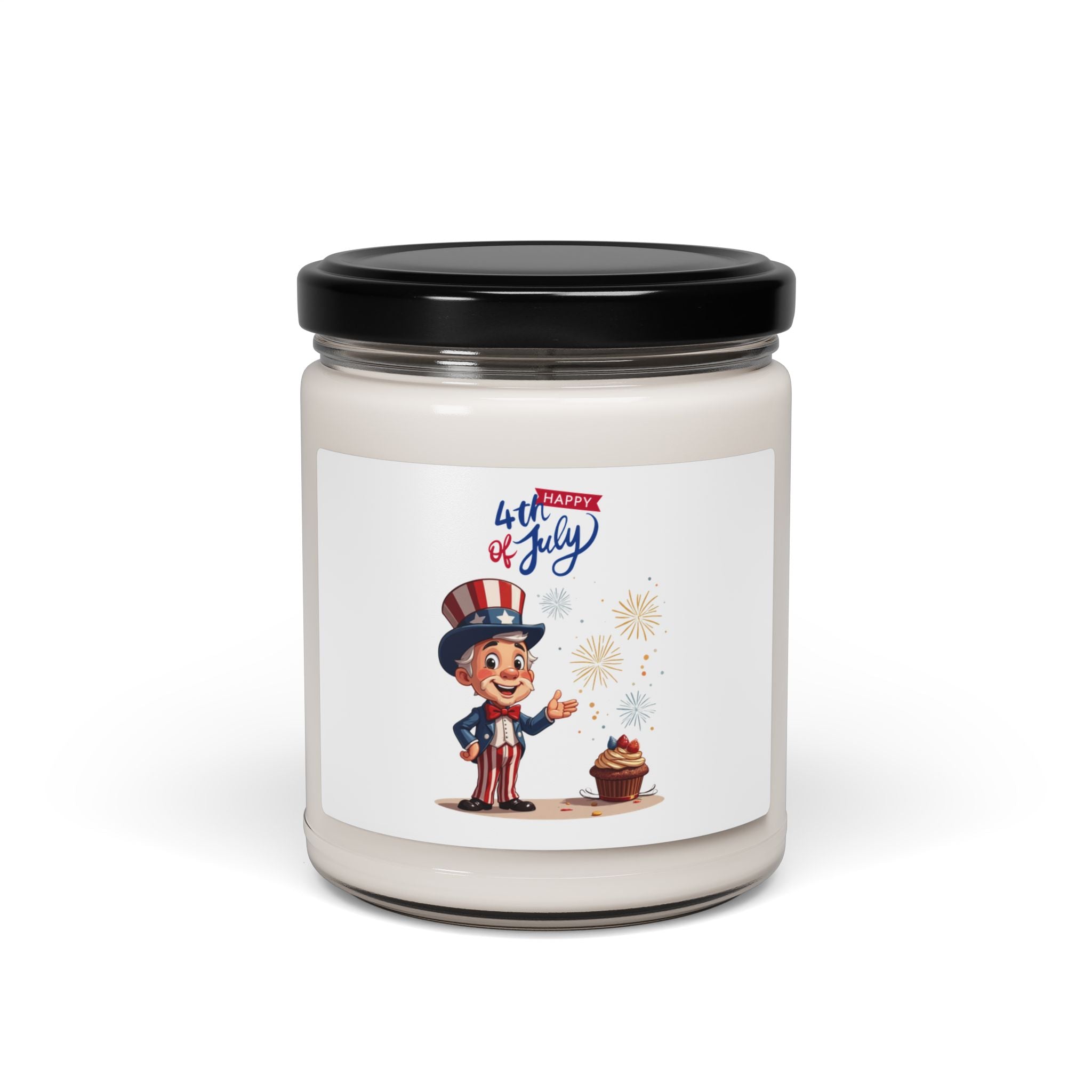 Uncle Sam Happy 4th of July Scented Soy Candle
