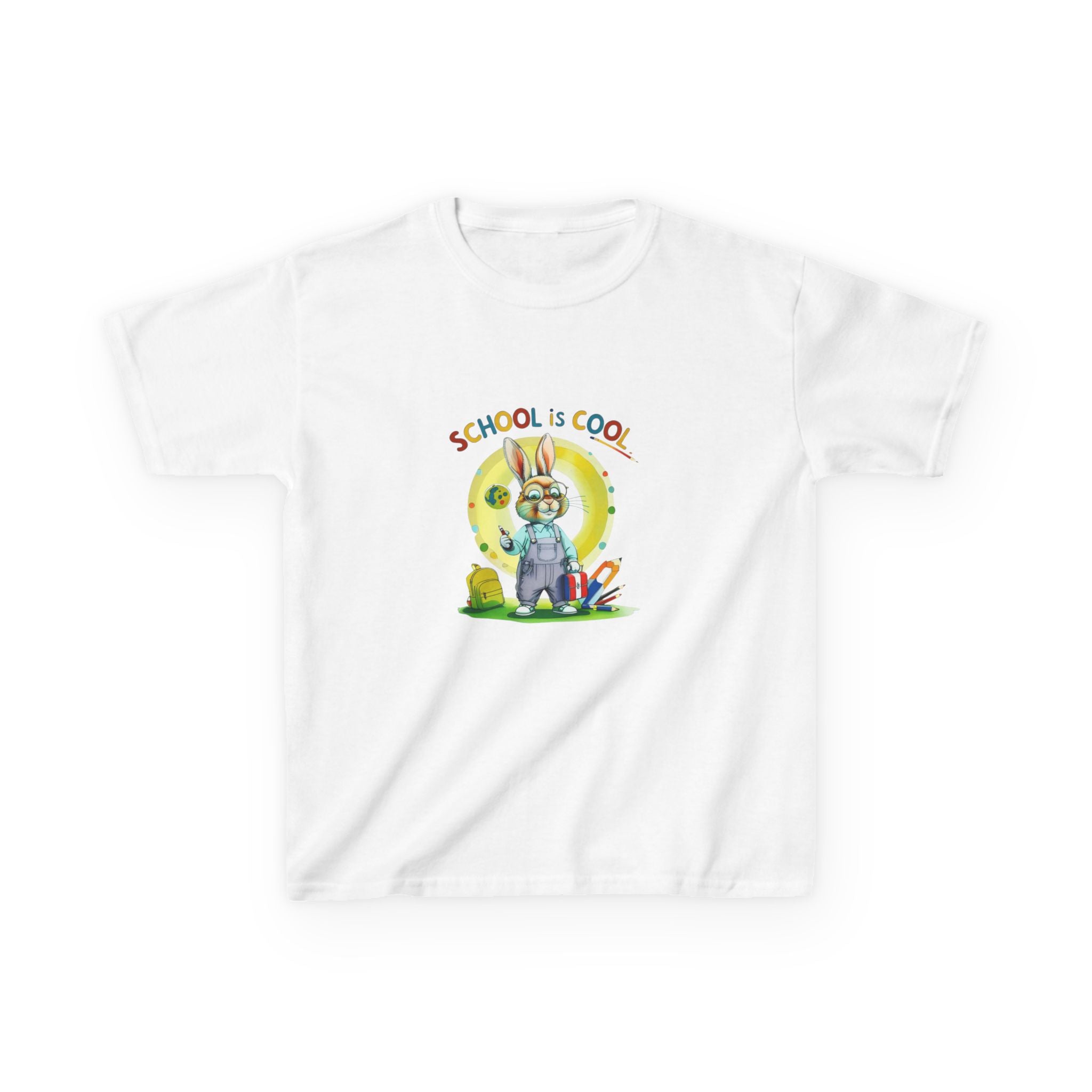 School is Cool Kids Heavy Cotton Tee