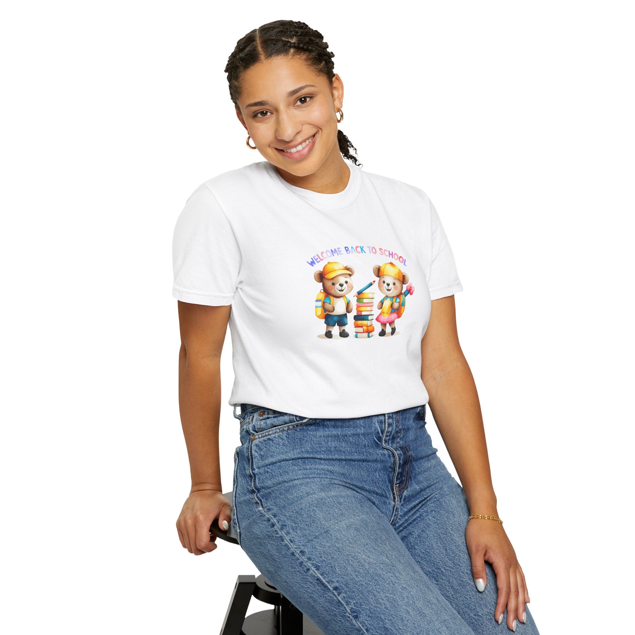 Welcome Back to School Unisex Garment-Dyed T-Shirt