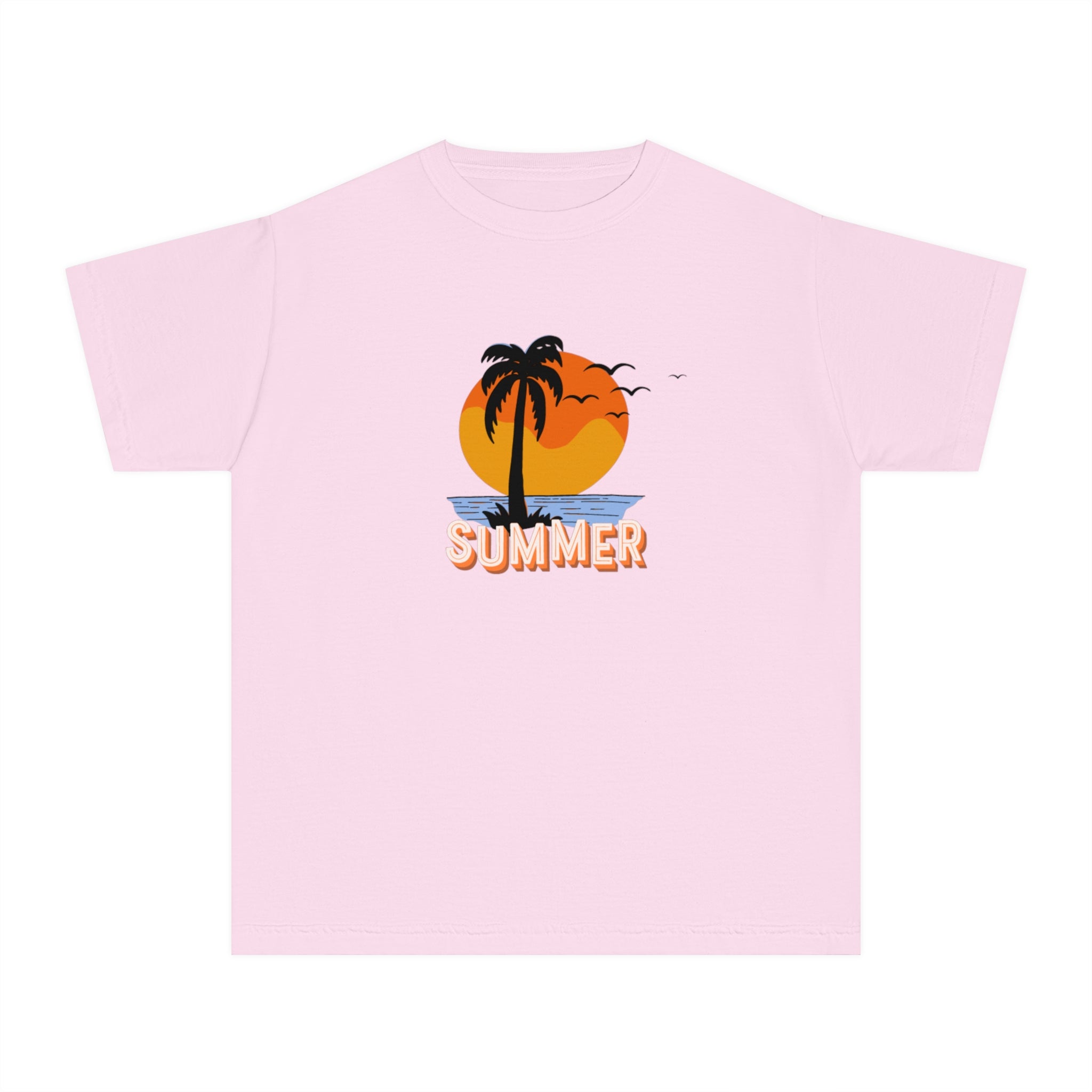 Summer Sunset Youth Midweight Tee