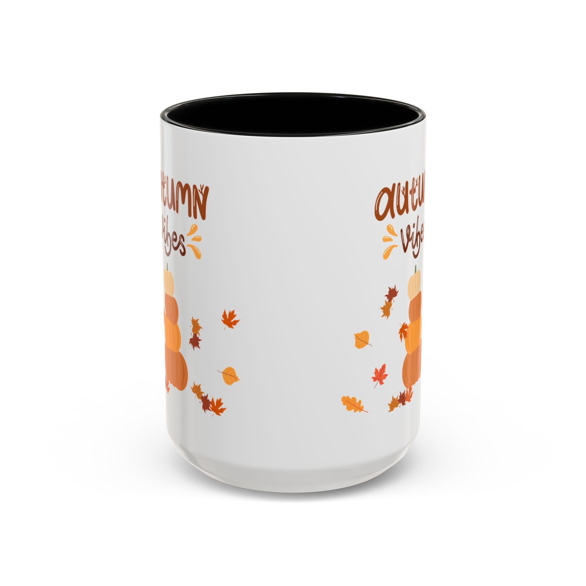 Autumn Vibes Accent Coffee Mug (11, 15oz)