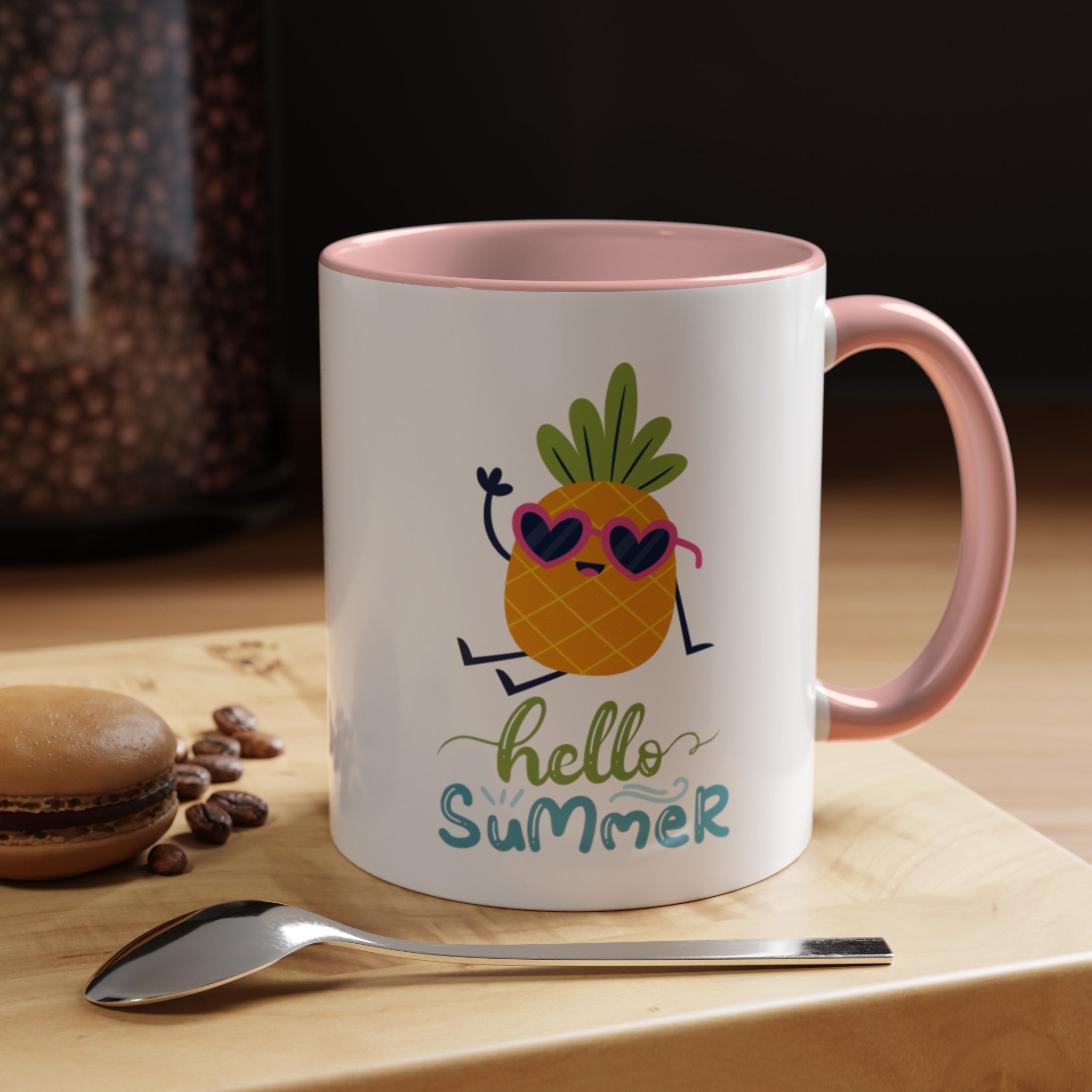 Hello Summer Fun Accent Coffee Mug (11, 15oz)