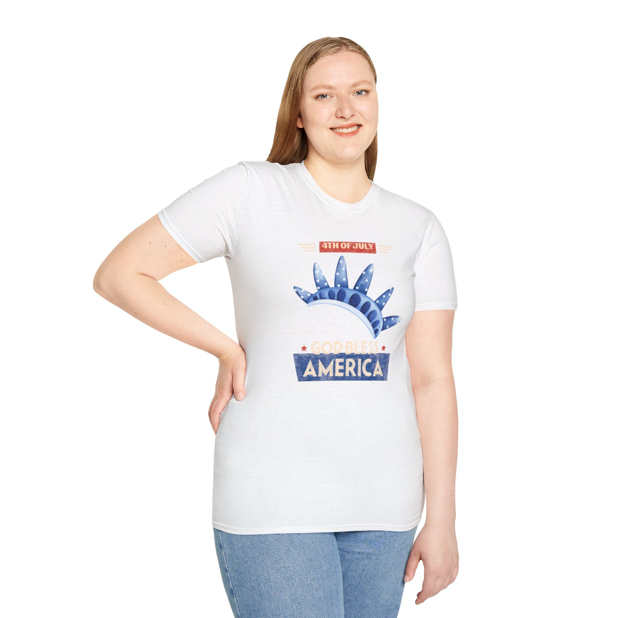 God Bless America Unisex Softstyle T-Shirt