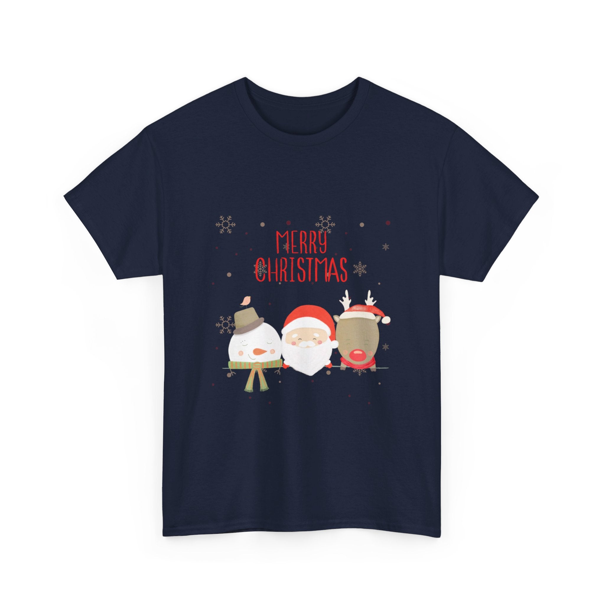 Merry Xmas Crew Unisex Heavy Cotton Tee