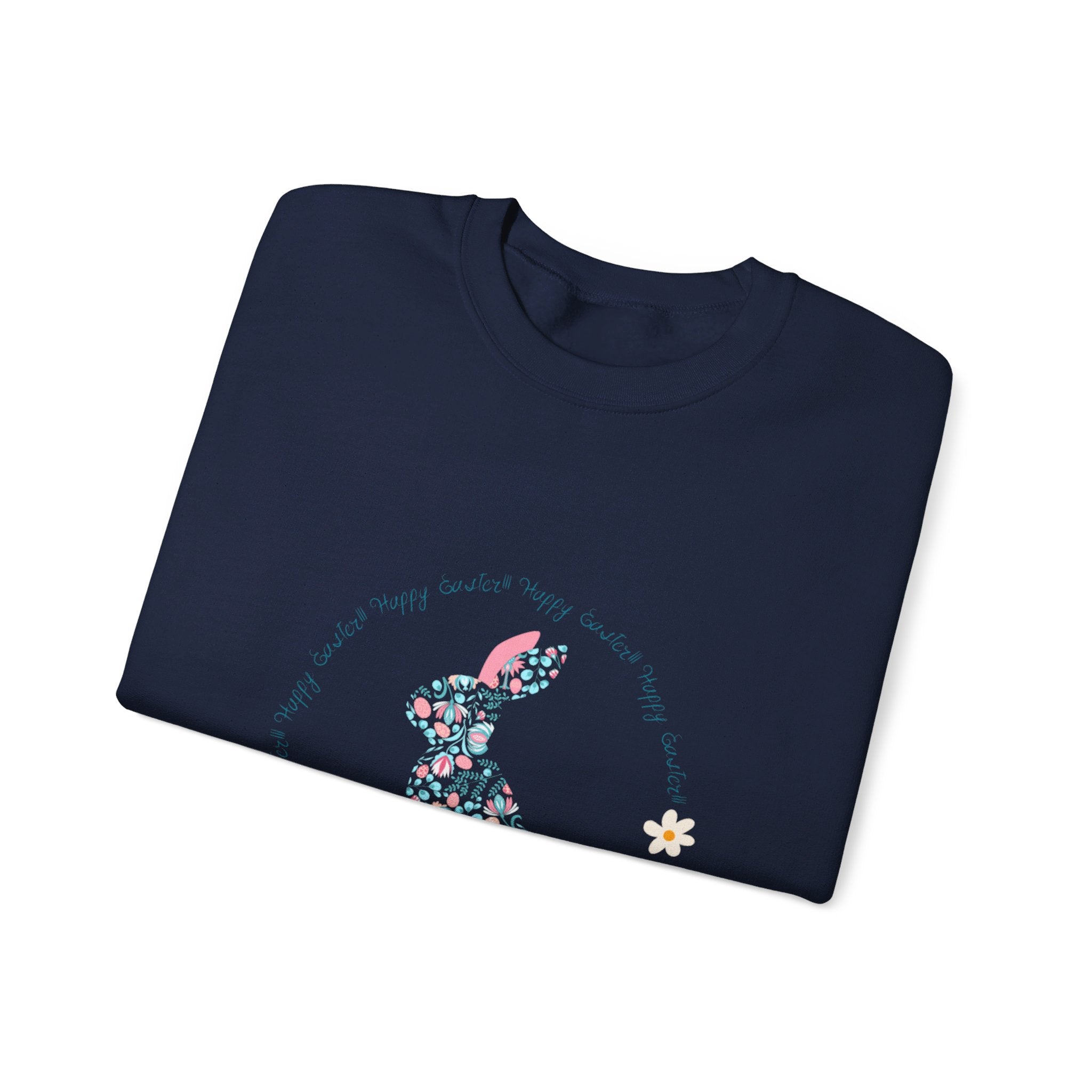 Happy Easter Rabbit Day Unisex Heavy Blend™ Crewneck Sweatshirt