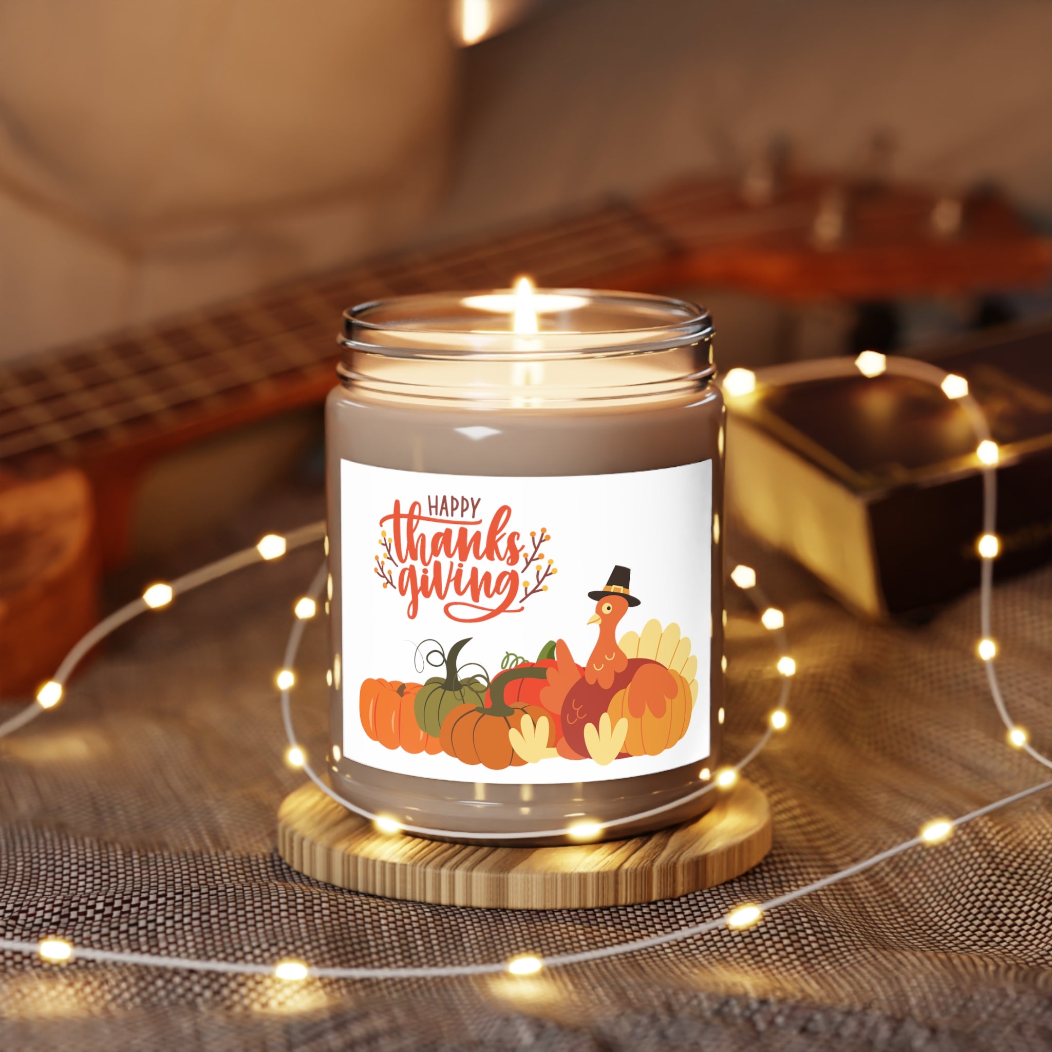 Happy Thanksgiving Turkey Scented Candles, 9oz