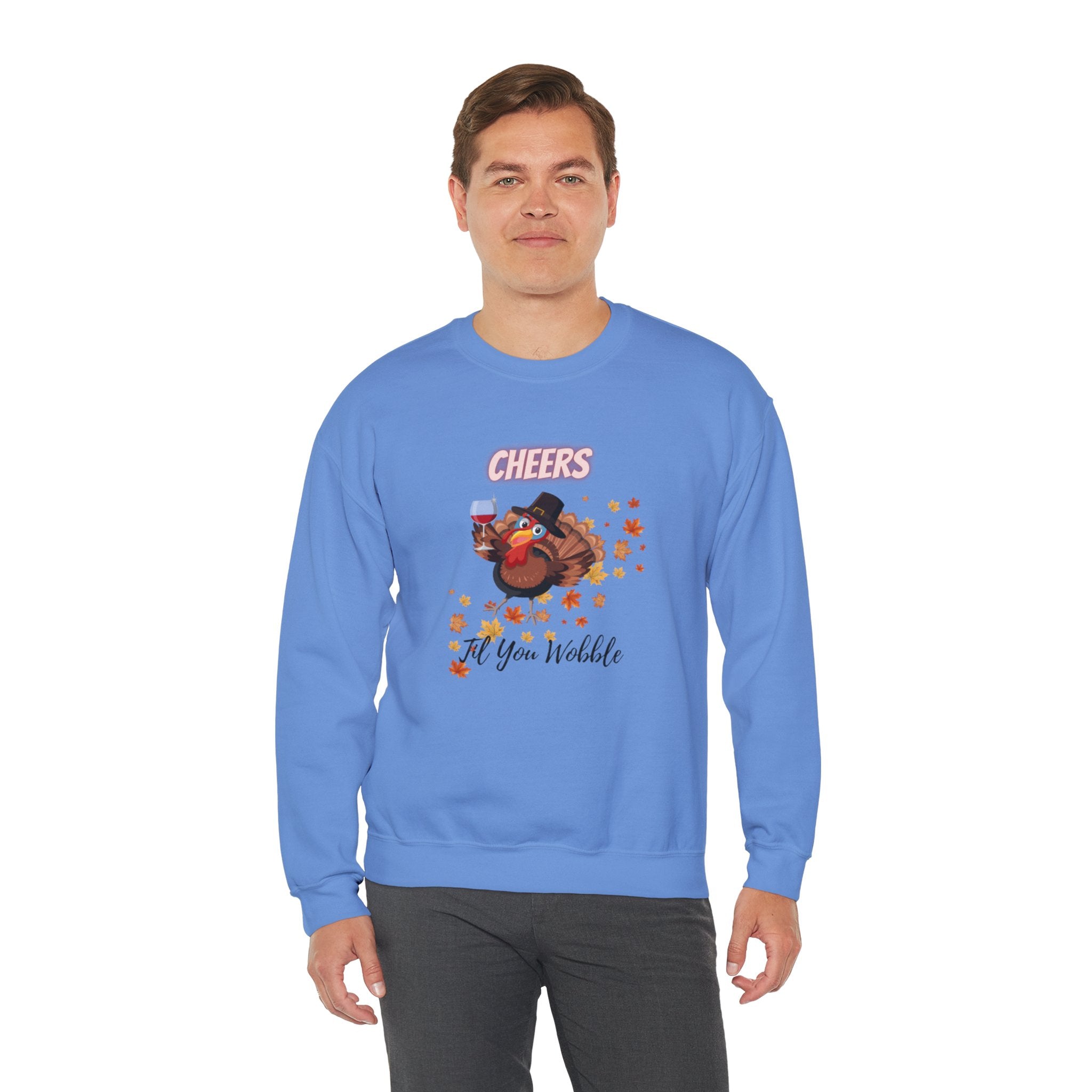 Cheers Til You Wobble Unisex Heavy Blend™ Crewneck Sweatshirt