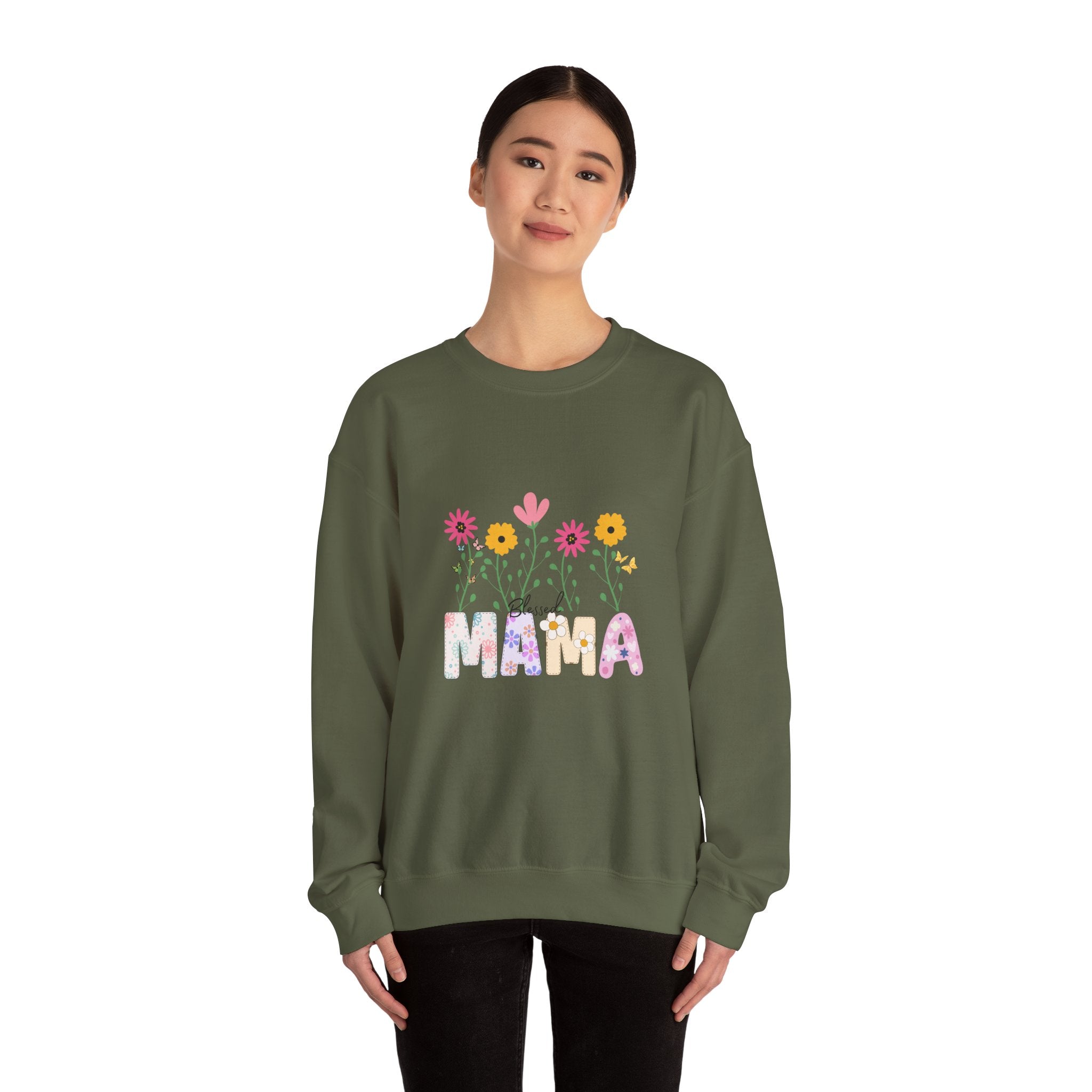Blessed Mama Crewneck Sweatshirt