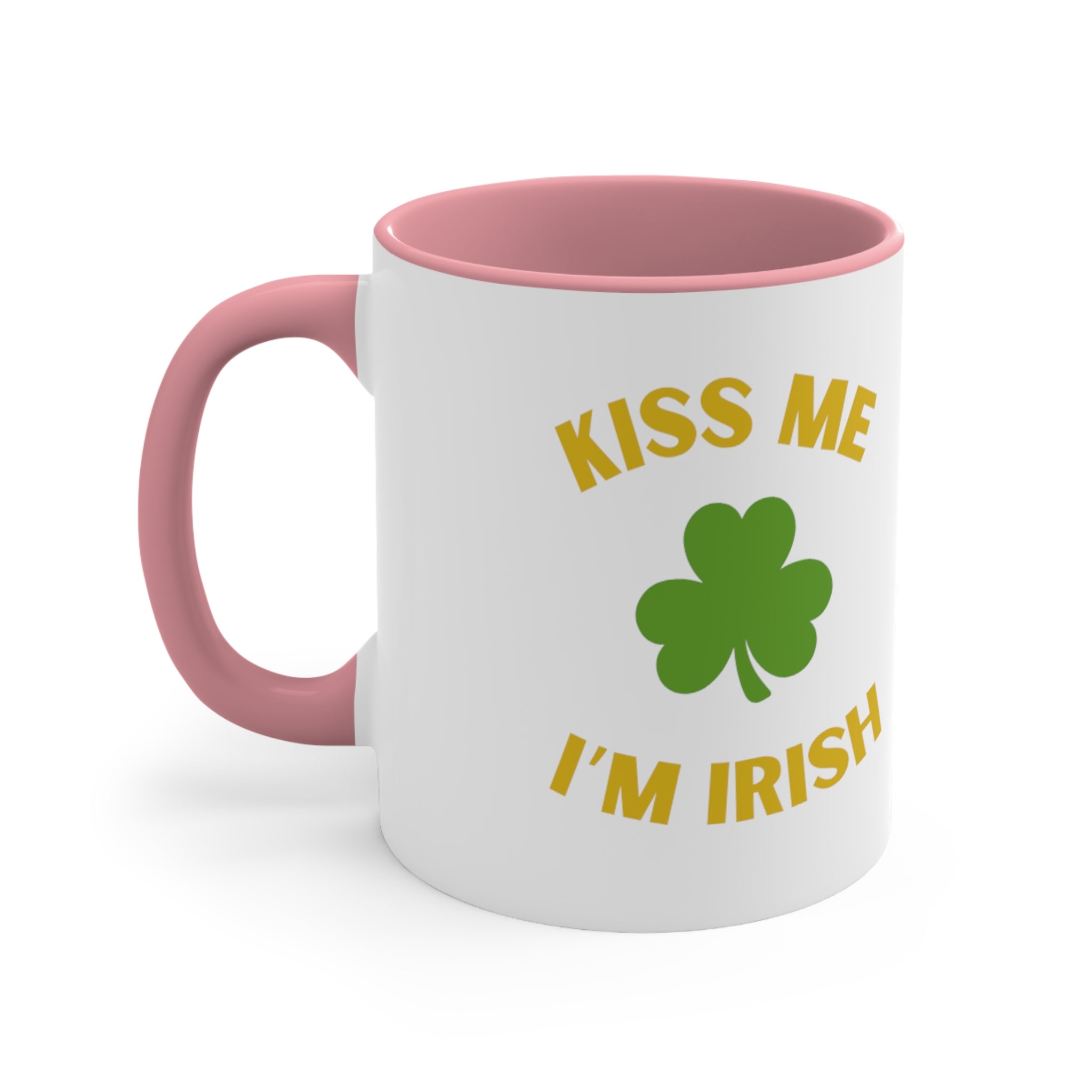 Kiss Me I'm Irish Accent Coffee Mug, 11oz