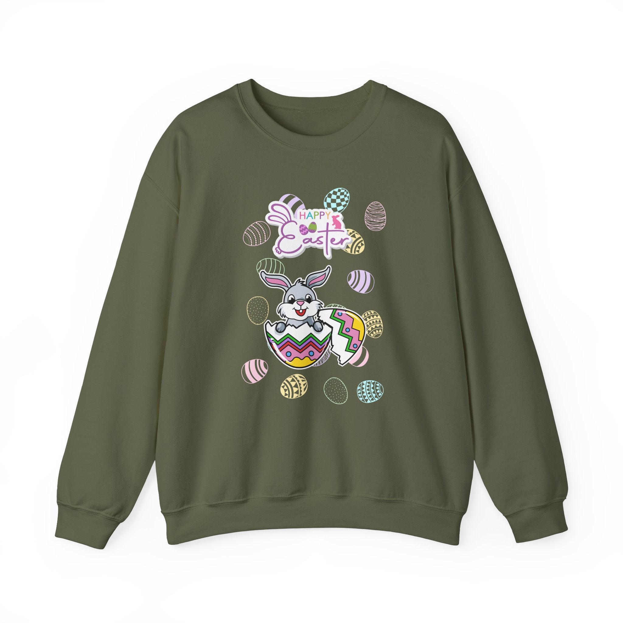 Easter Greetings Crewneck Sweatshirt – Unisex Heavy Blend™ – Happy Easter Design