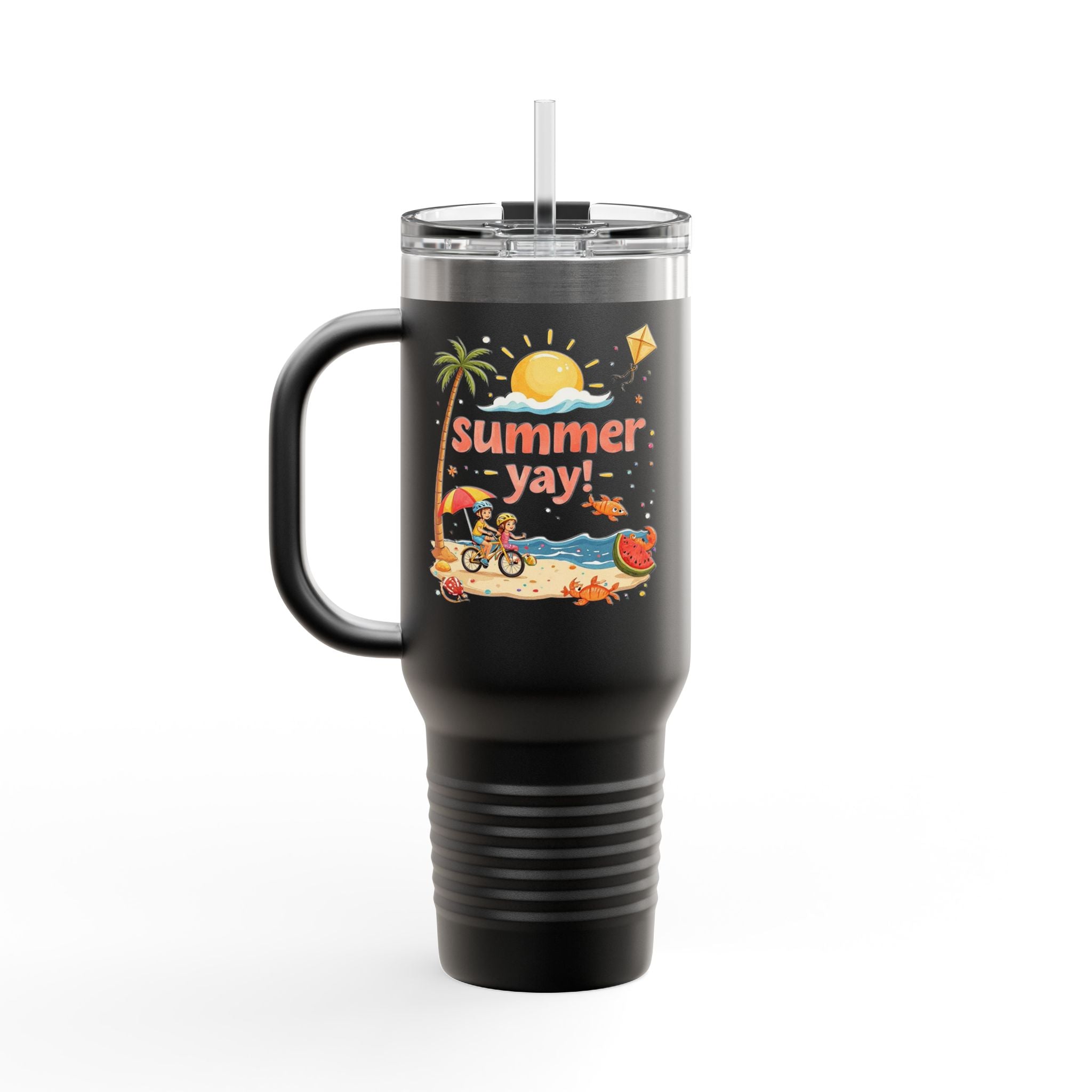 Summer Yay! Insulated Travel Mug, 40oz