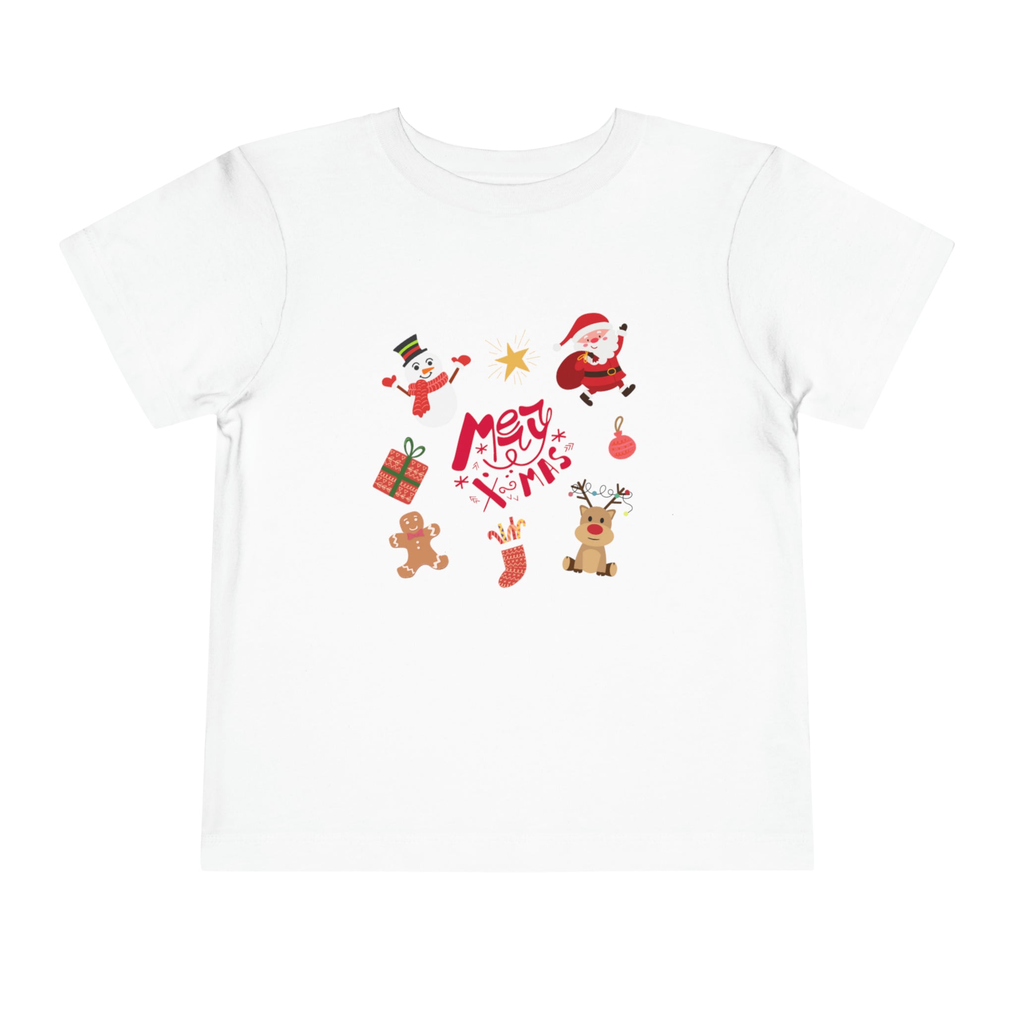 Merry Christmas Crew Toddler Short Sleeve Tee
