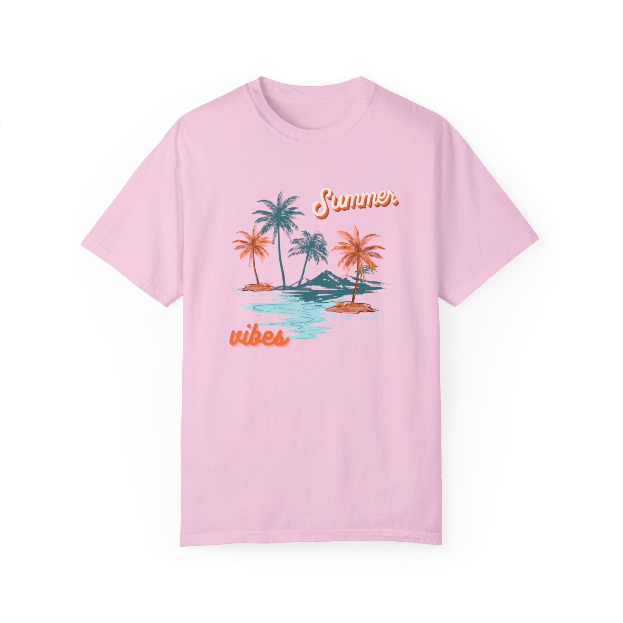 Summer Season Vibes Unisex Garment-Dyed T-shirt