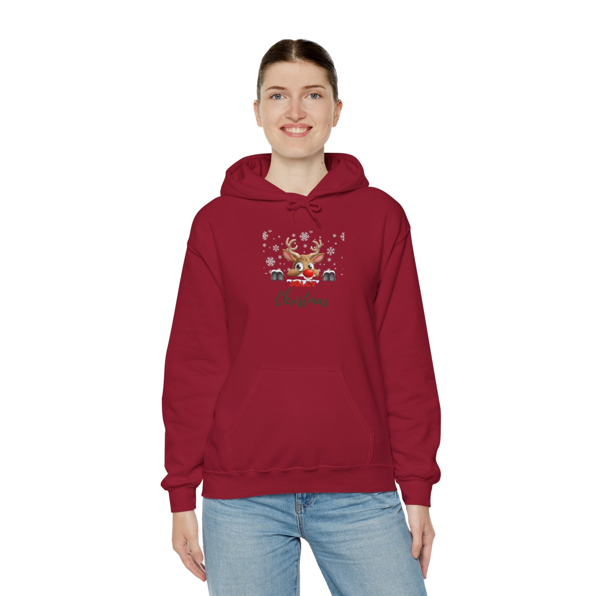 Jolly Christmas Unisex Heavy Blend™ Hooded Sweatshirt