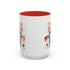 Team Dad Accent Coffee Mug