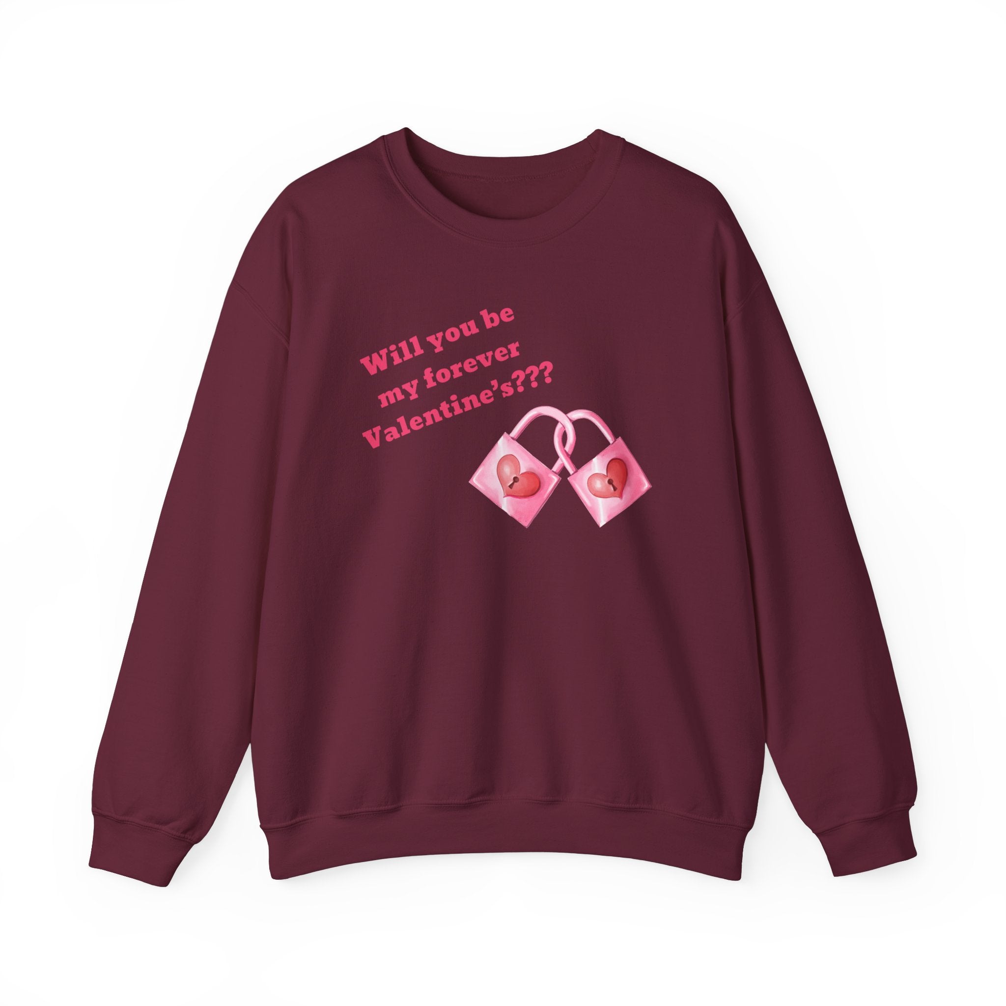 Will You Be My Forever Valentine?? Unisex Heavy Blend™ Crewneck Sweatshirt