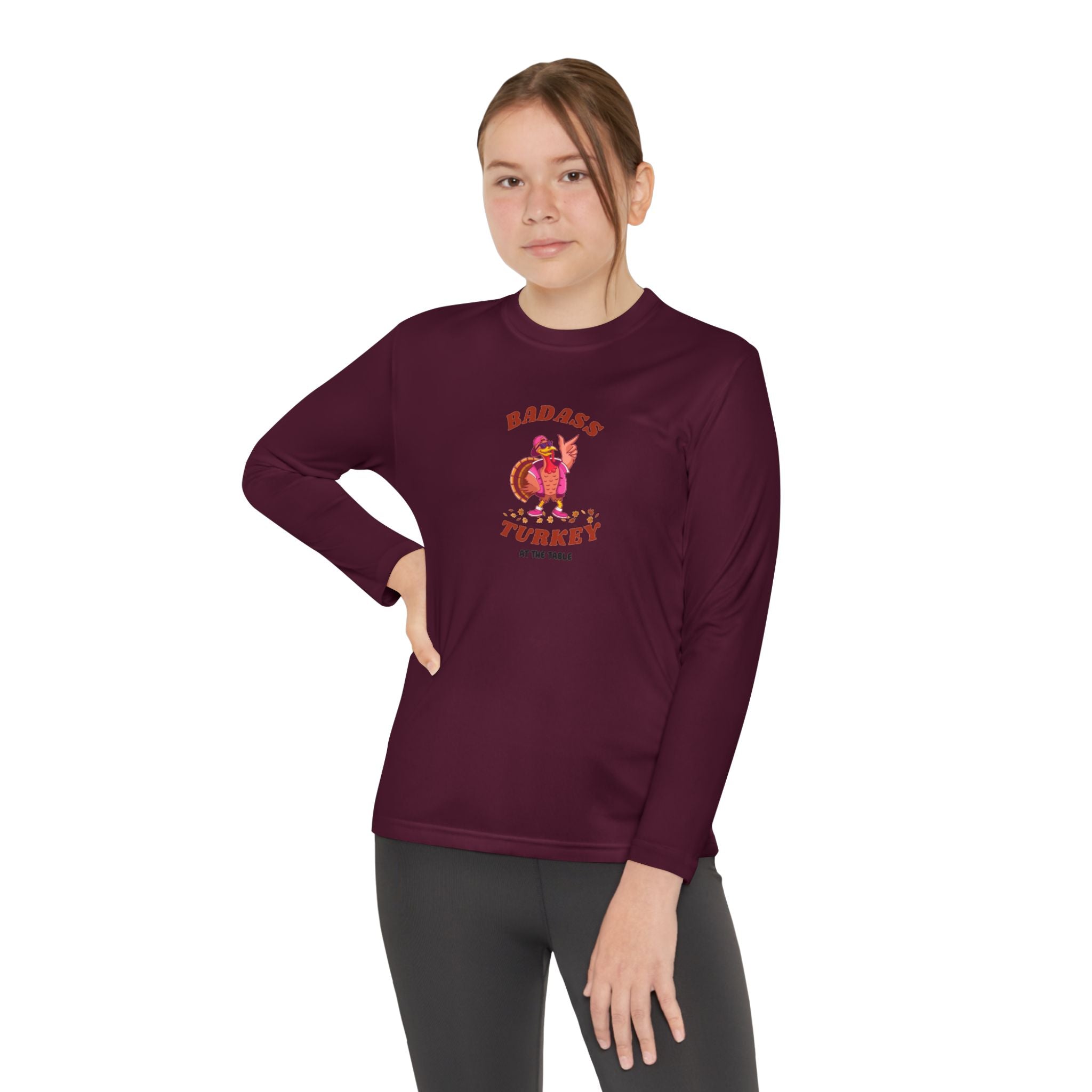 Badass Turkey Youth Long Sleeve Competitor Tee