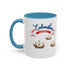 Happy Columbus Day Accent Coffee Mug (11, 15oz)