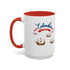 Happy Columbus Day Accent Coffee Mug (11, 15oz)