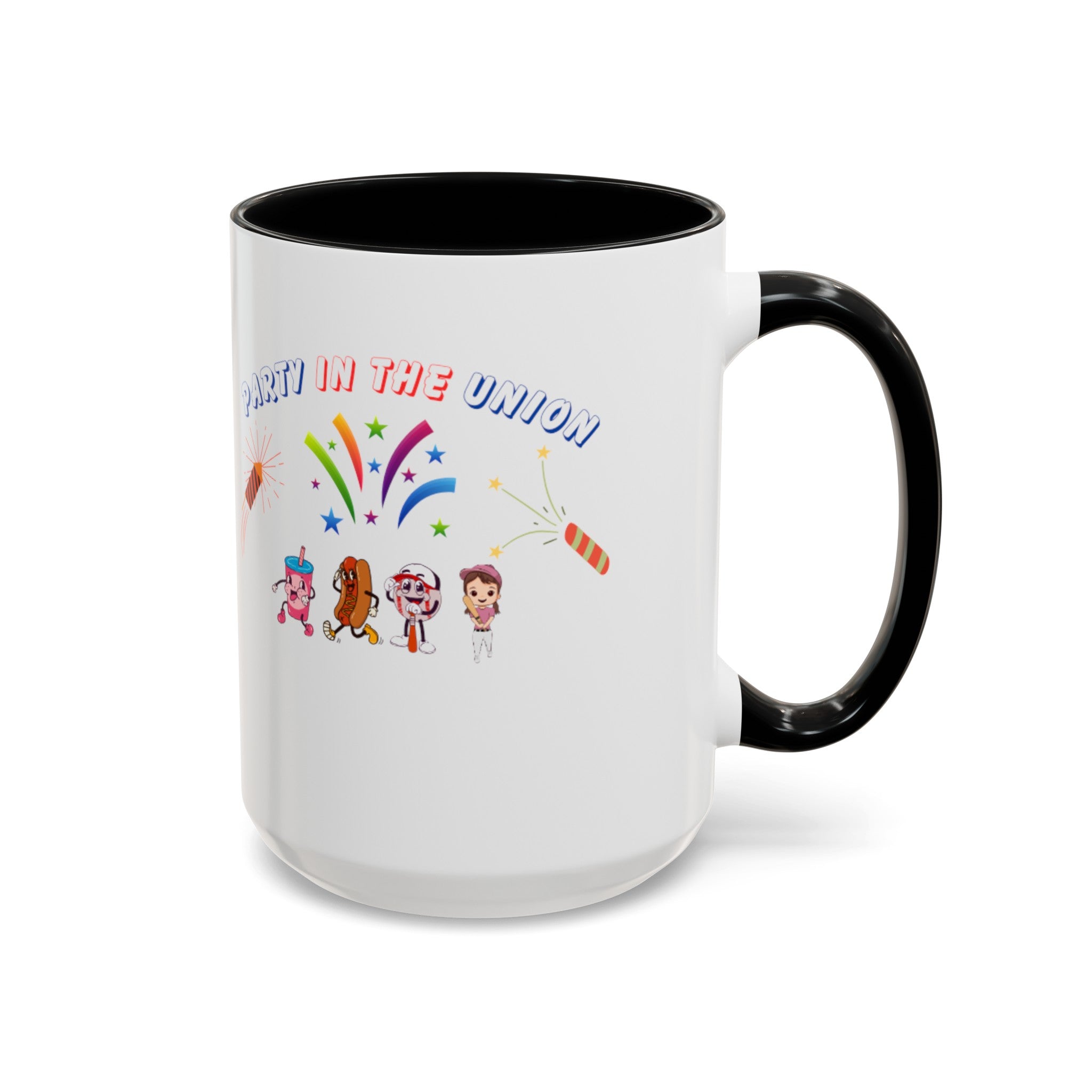 Party In The Union Accent Coffee Mug (11, 15oz)