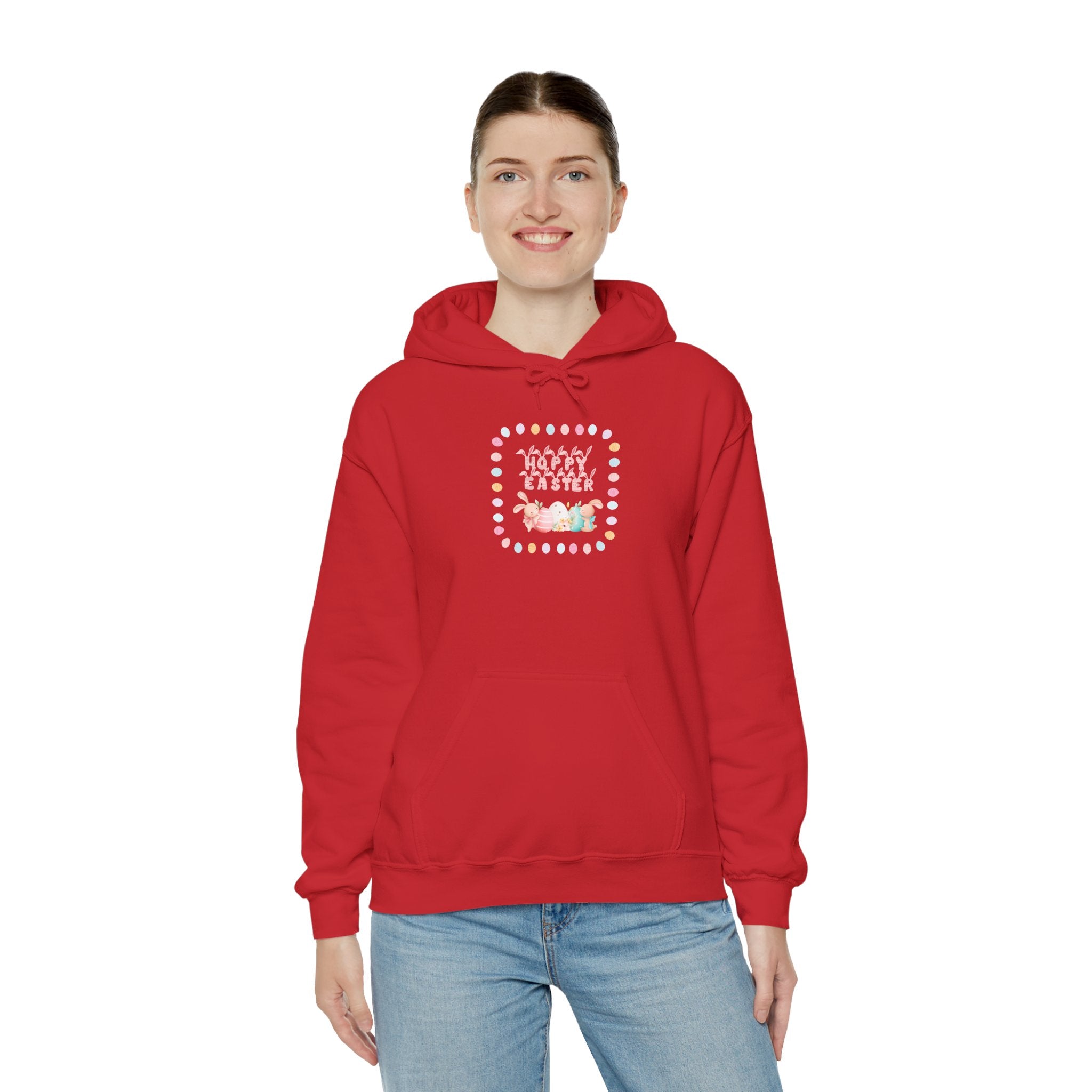 Hoppy Easter Hooded Sweatshirt – Unisex Heavy Blend™