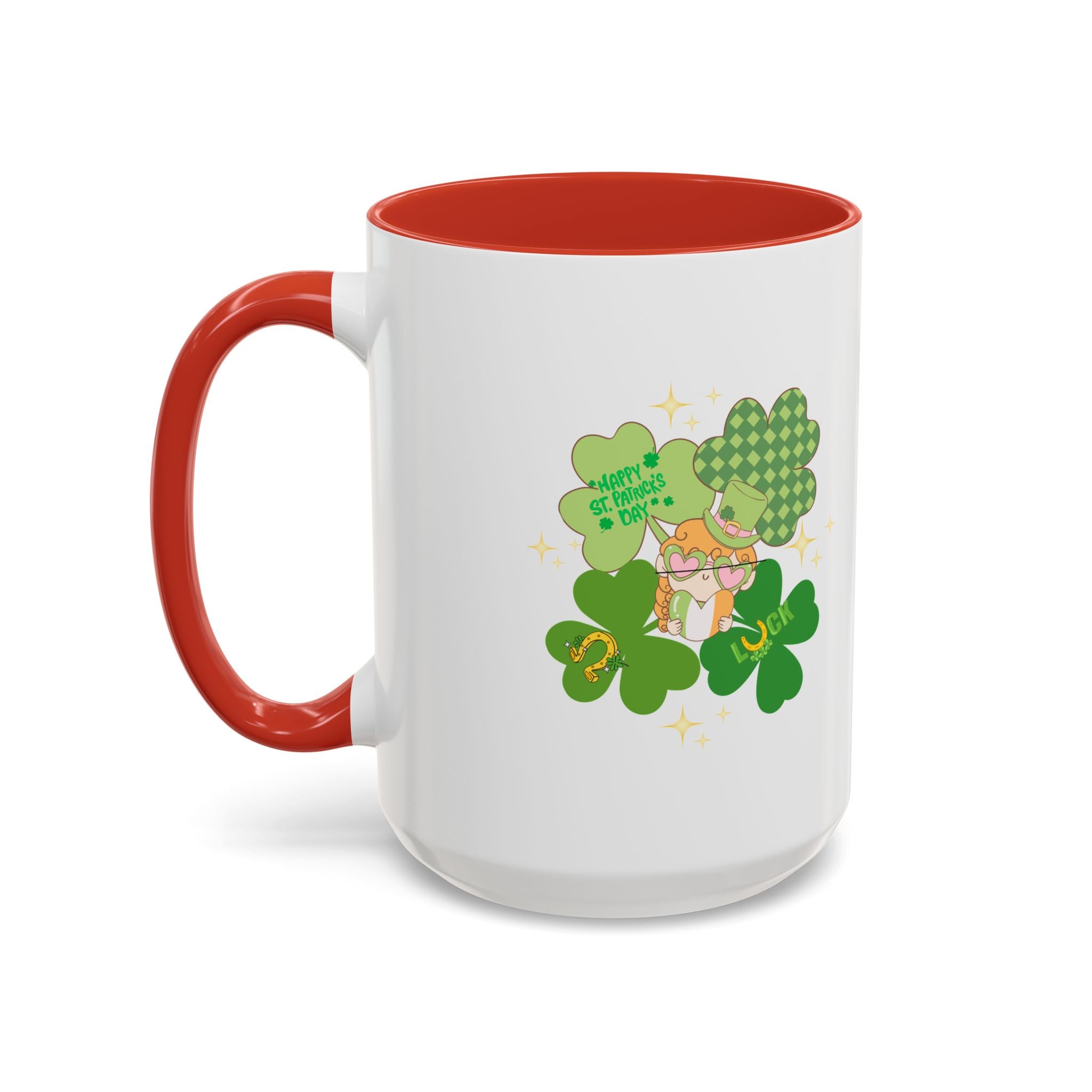 Retro St. Paddy's Day Accent Coffee Mug - 11oz & 15oz