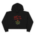 Meet Me Under The Mistletoe Crop Hoodie