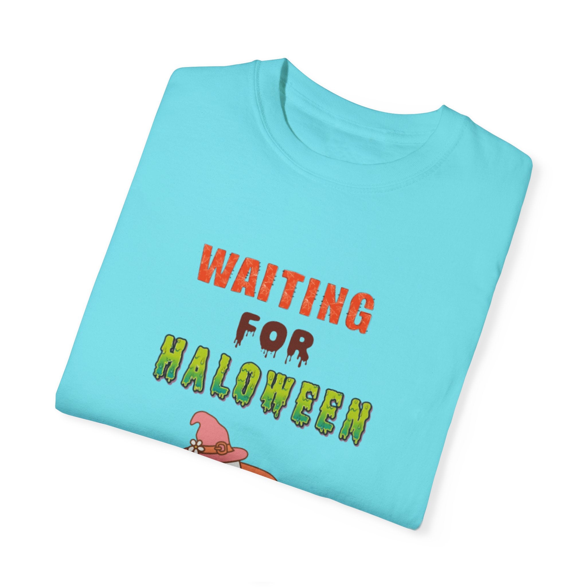 Waiting For Halloween Unisex Garment-Dyed T-shirt