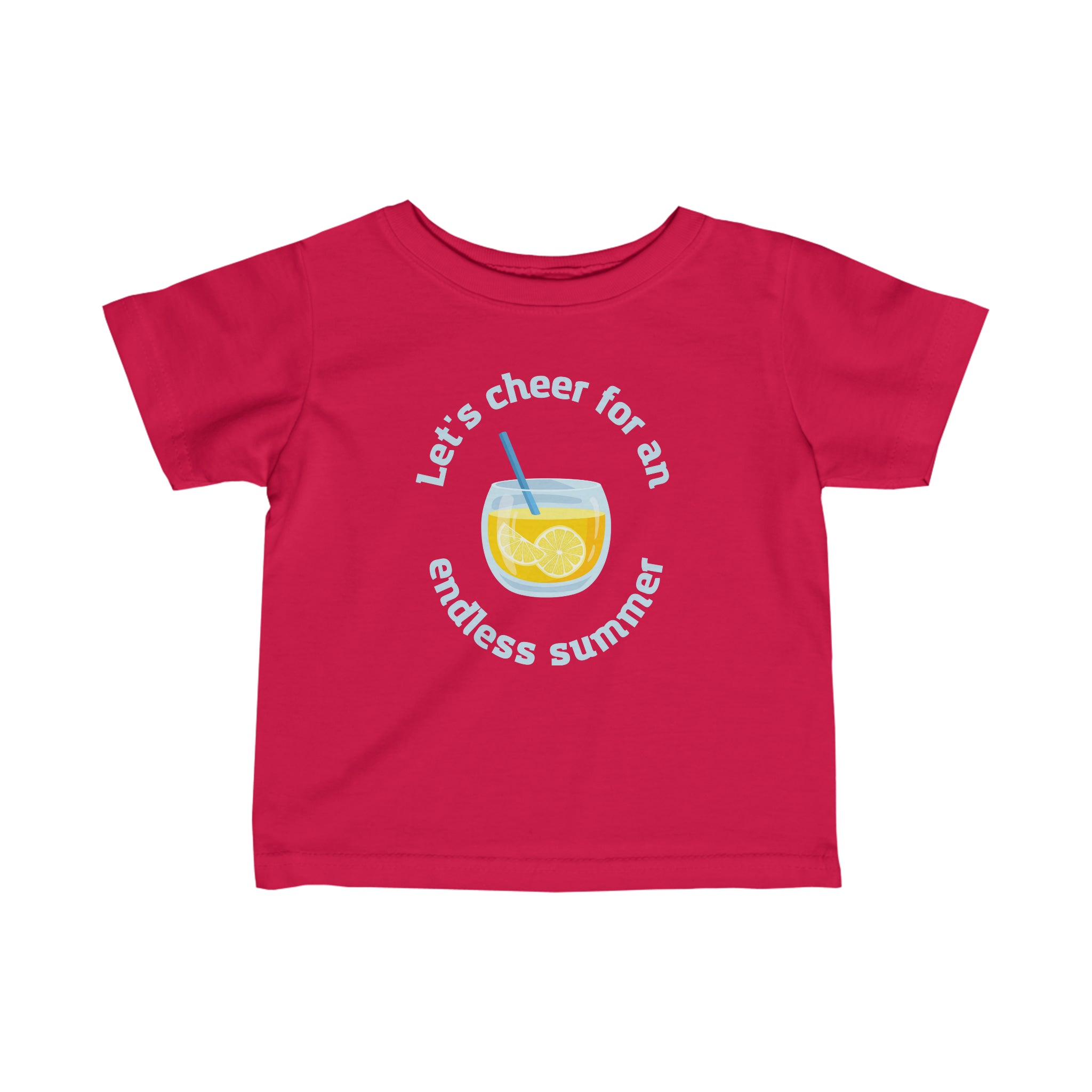 Let's Cheer For An Endless Summer Infant Fine Jersey Tee