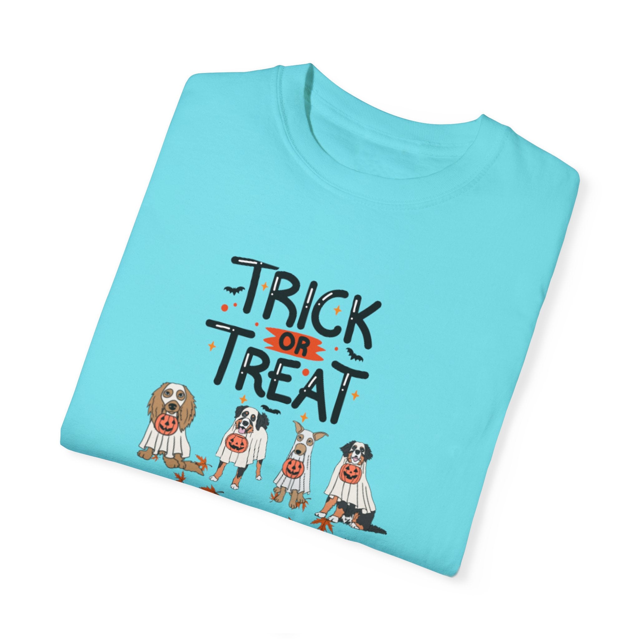 Pooch Trick or Treat Unisex Garment-Dyed T-shirt