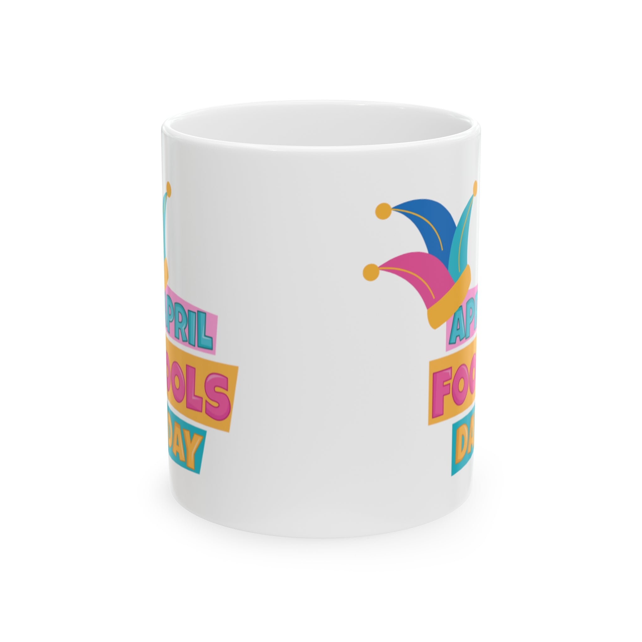 All Fool's Day Ceramic Mug, 11oz