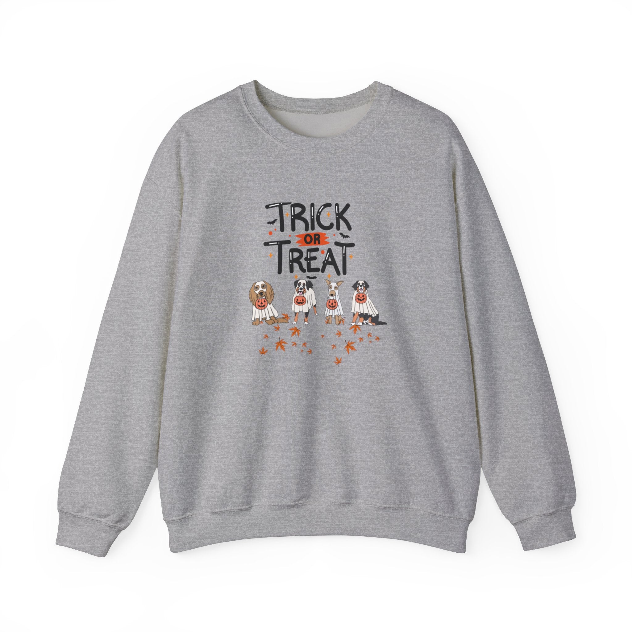 Pooch Trick or Treat Unisex Heavy Blend™ Crewneck Sweatshirt