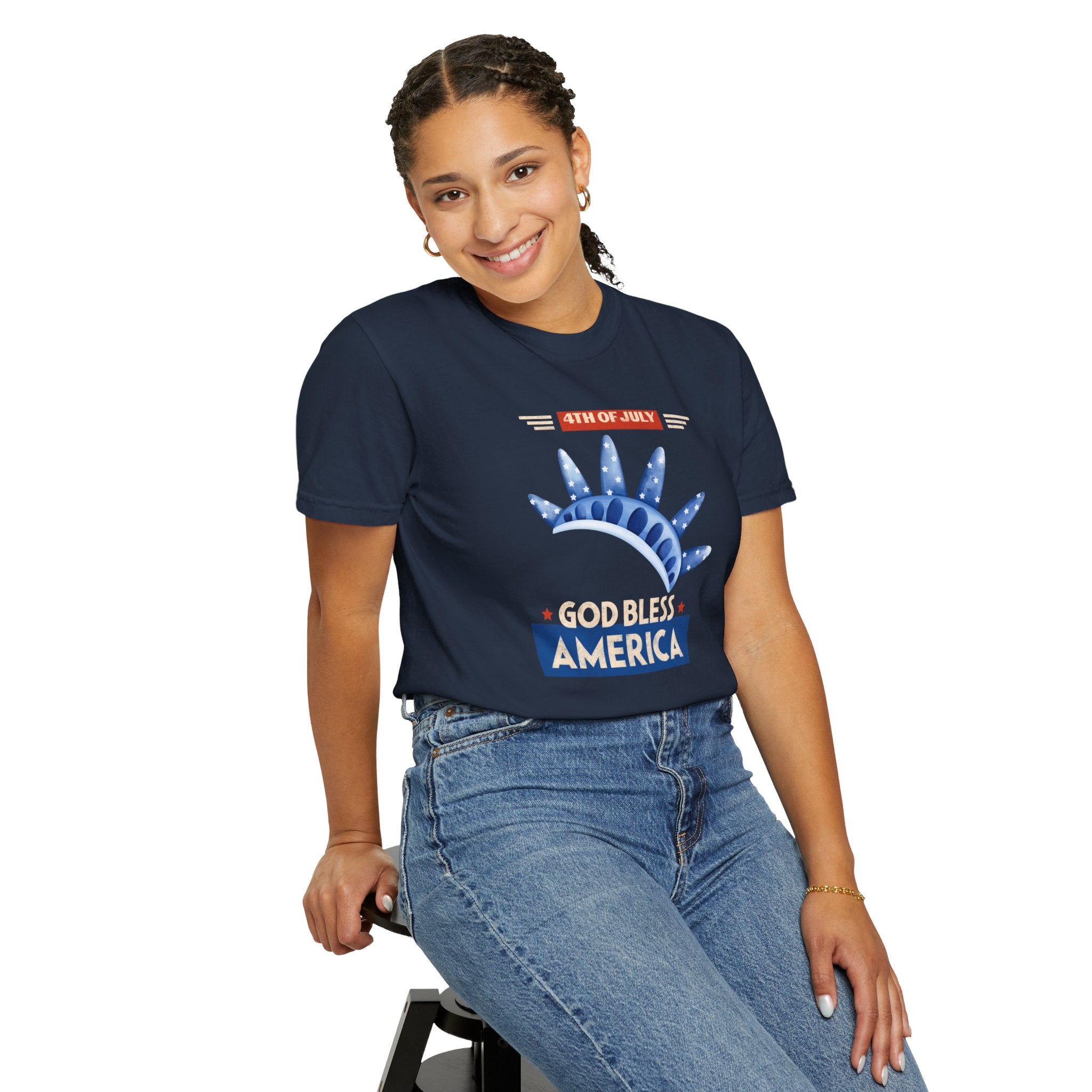 God Bless America Unisex Garment-Dyed T-shirt