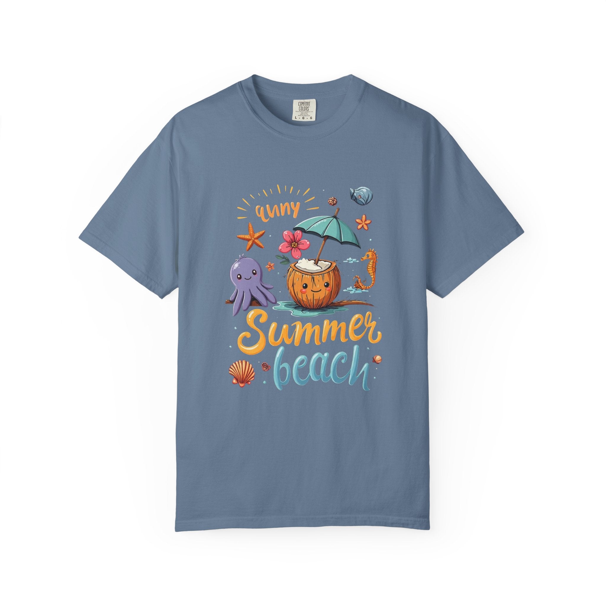 Sunny Summer Beach Fun Unisex T-shirt, Graphic Tee
