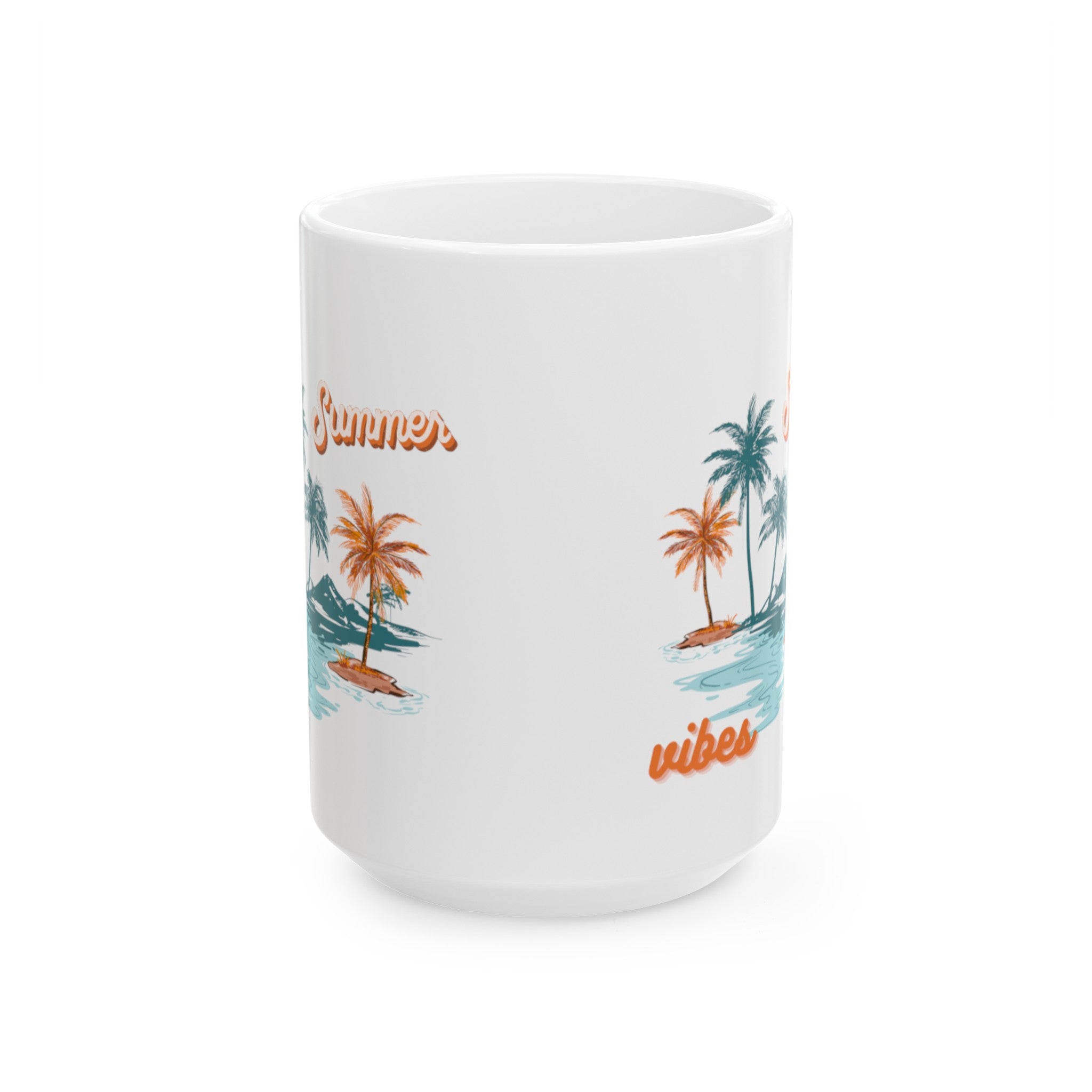 Summer Season Vibes Ceramic Mug, (11oz, 15oz)