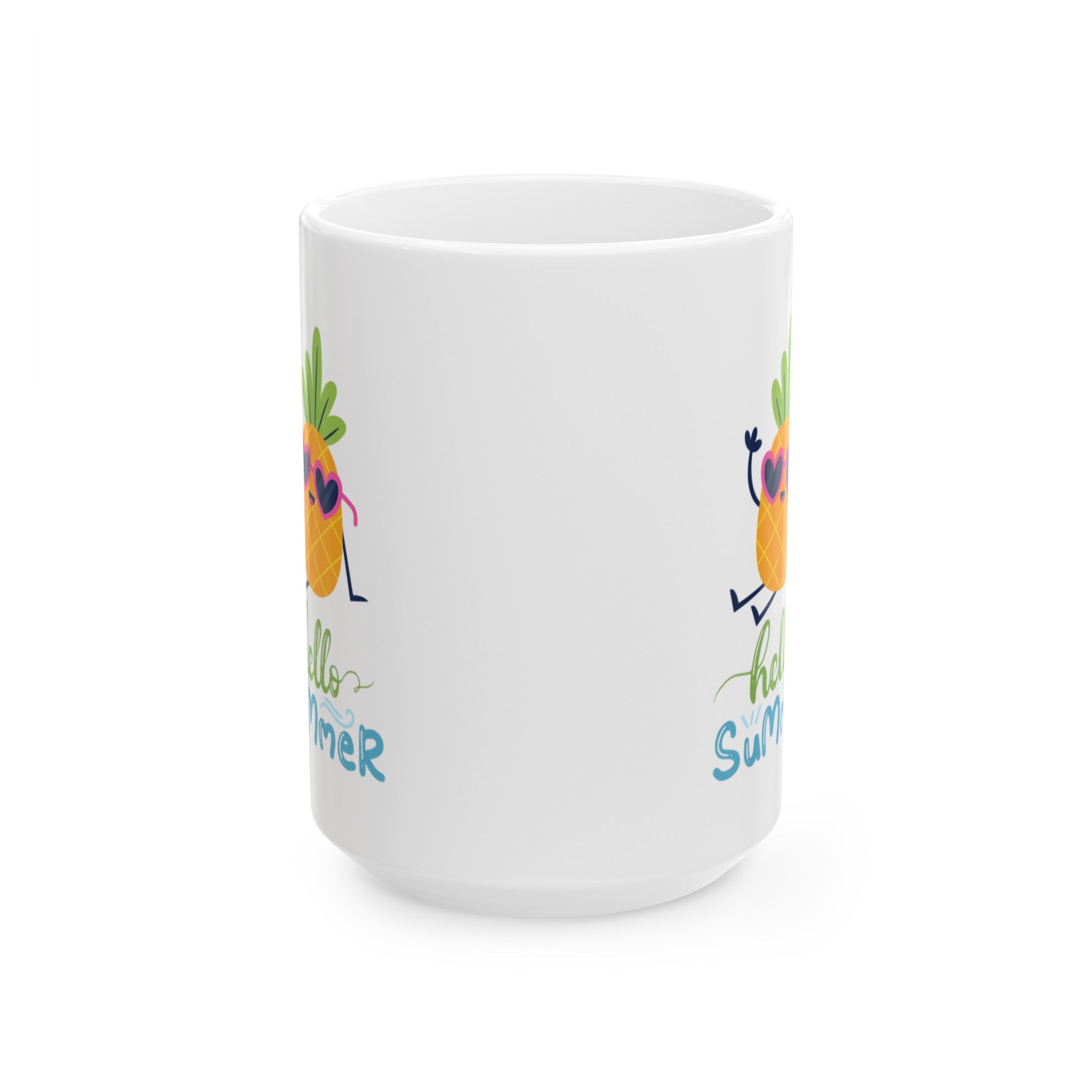 Hello Summer Fun Ceramic Mug, (11oz, 15oz)