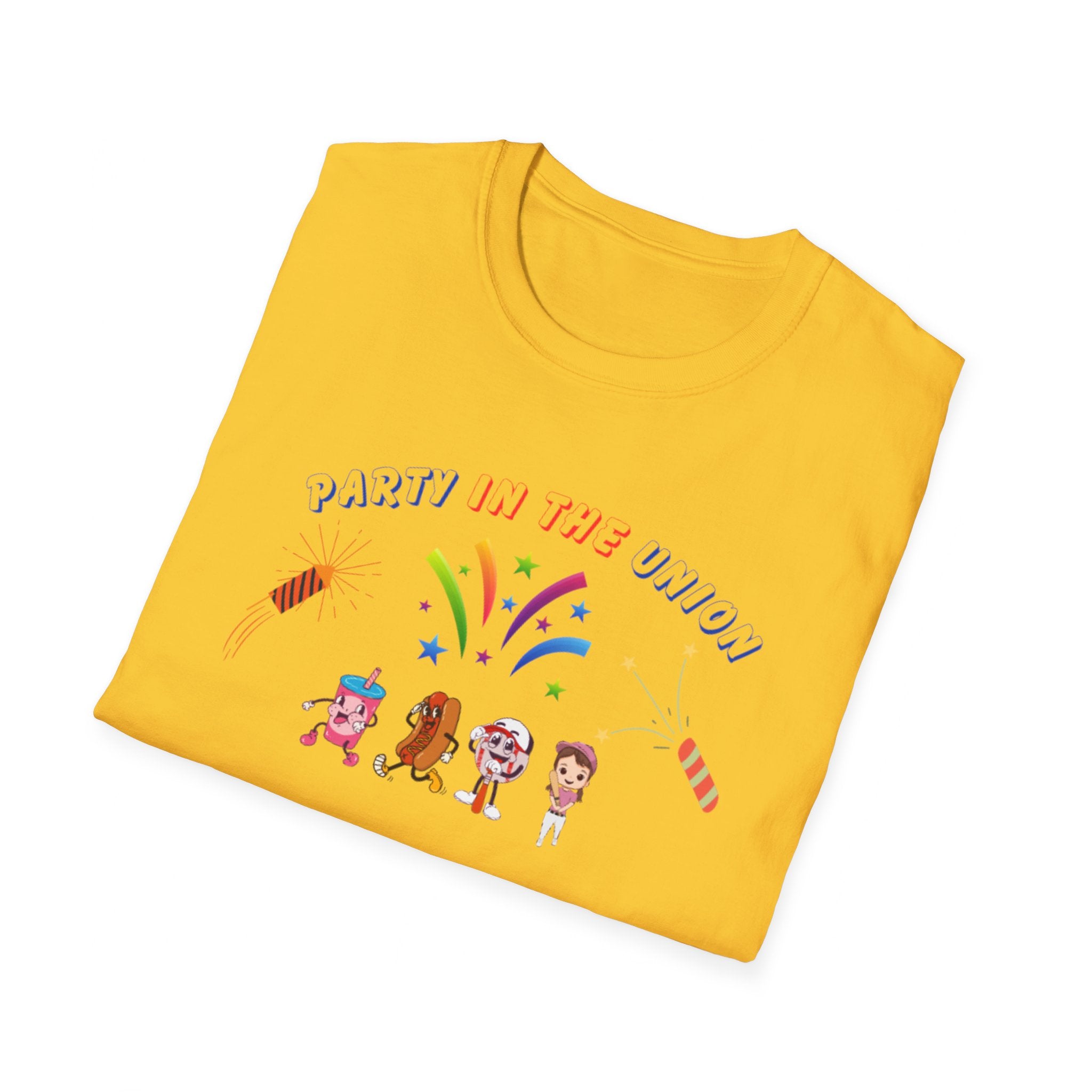 Party In The Union Unisex Softstyle T-Shirt