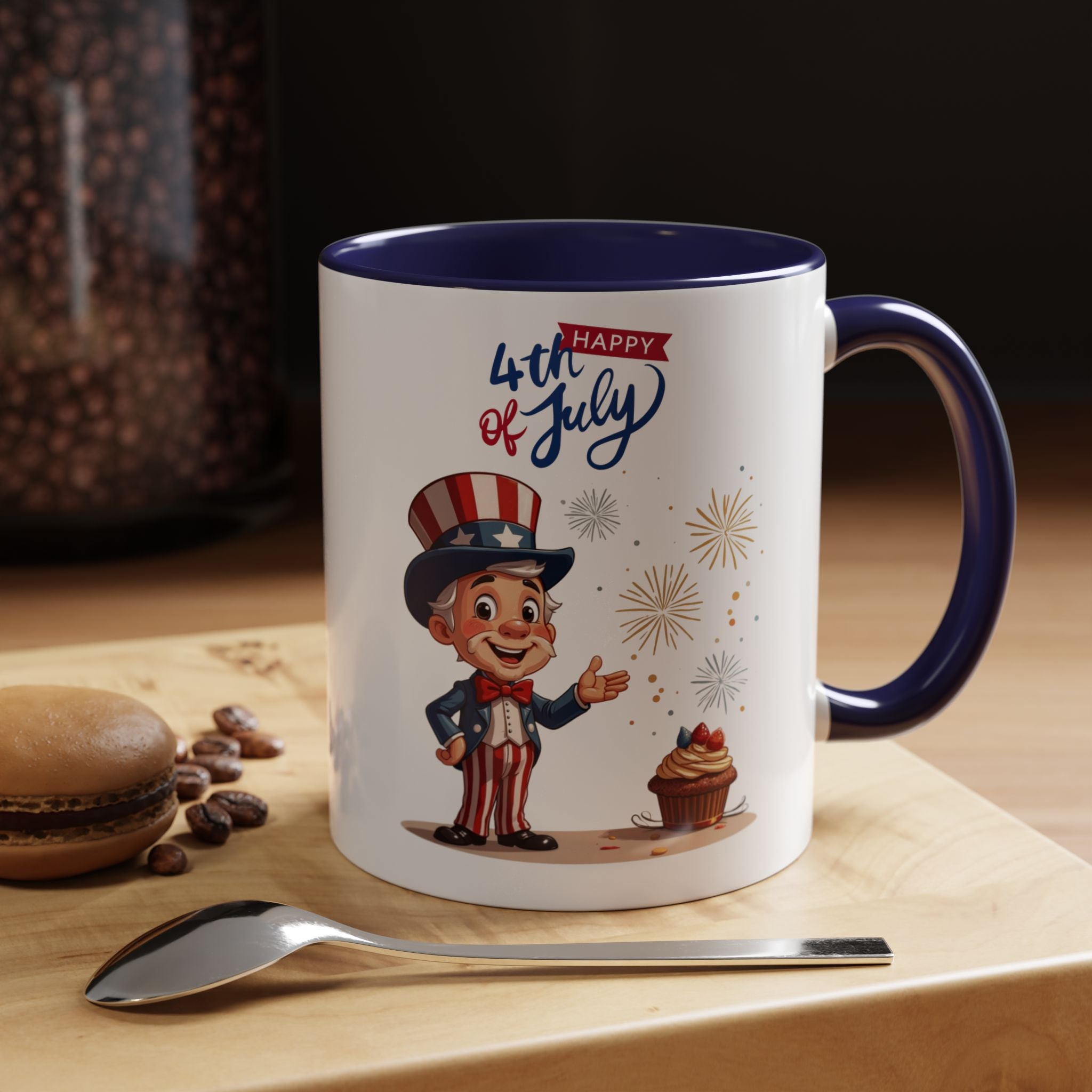 Uncle Sam Happy 4th of July Coffee Mug