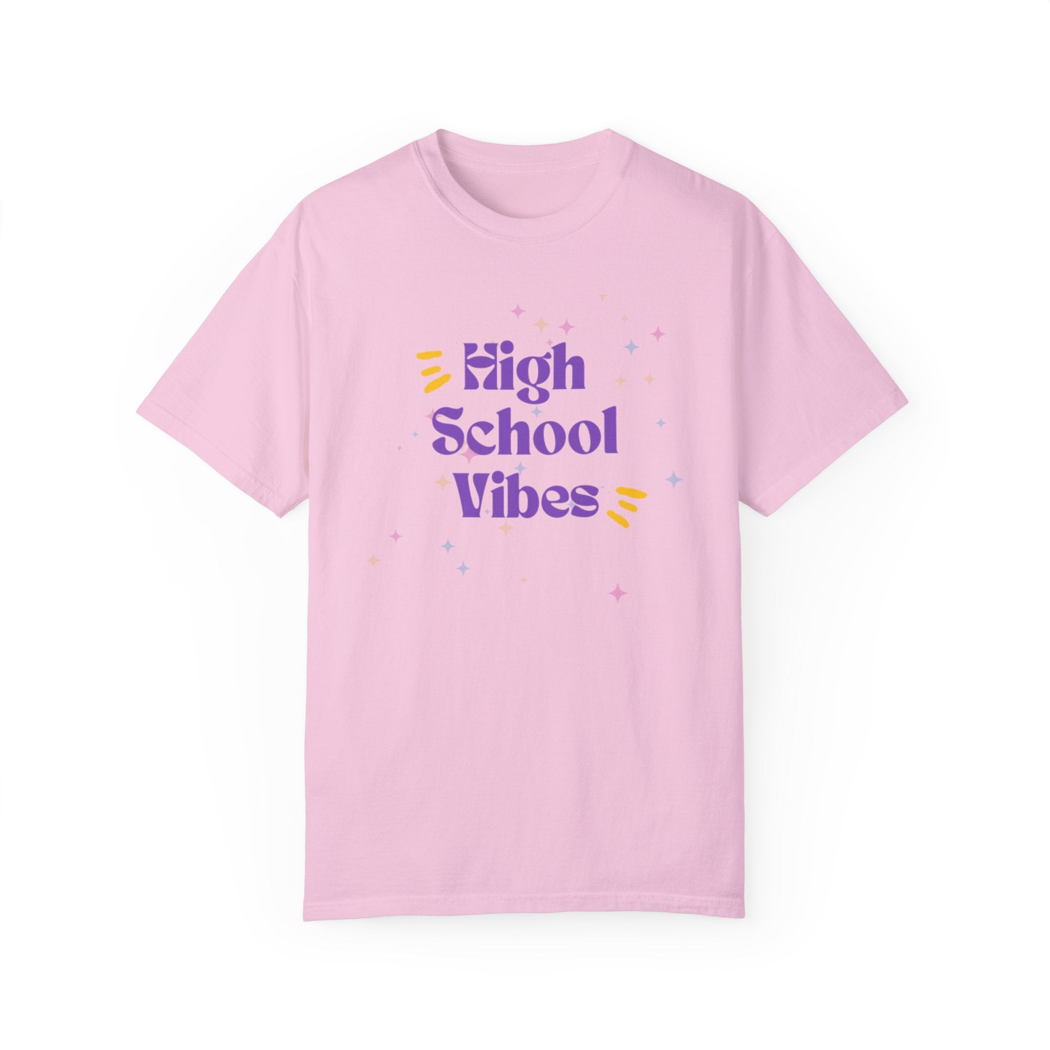 High School Vibes Unisex Garment-Dyed T-shirt