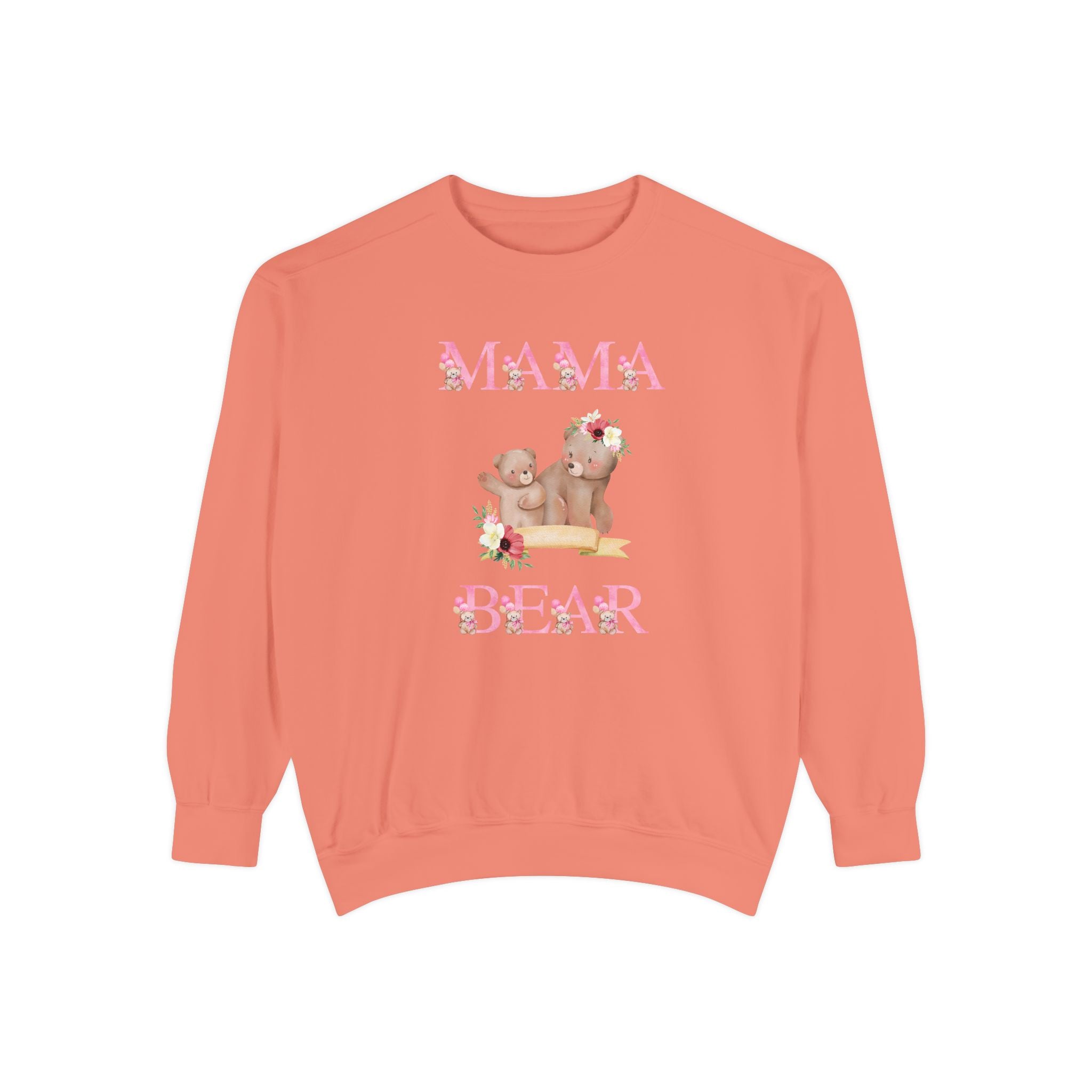 Mama Bear Unisex Garment-Dyed Sweatshirt