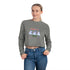 Frosty Party Women's Cropped Sweatshirt