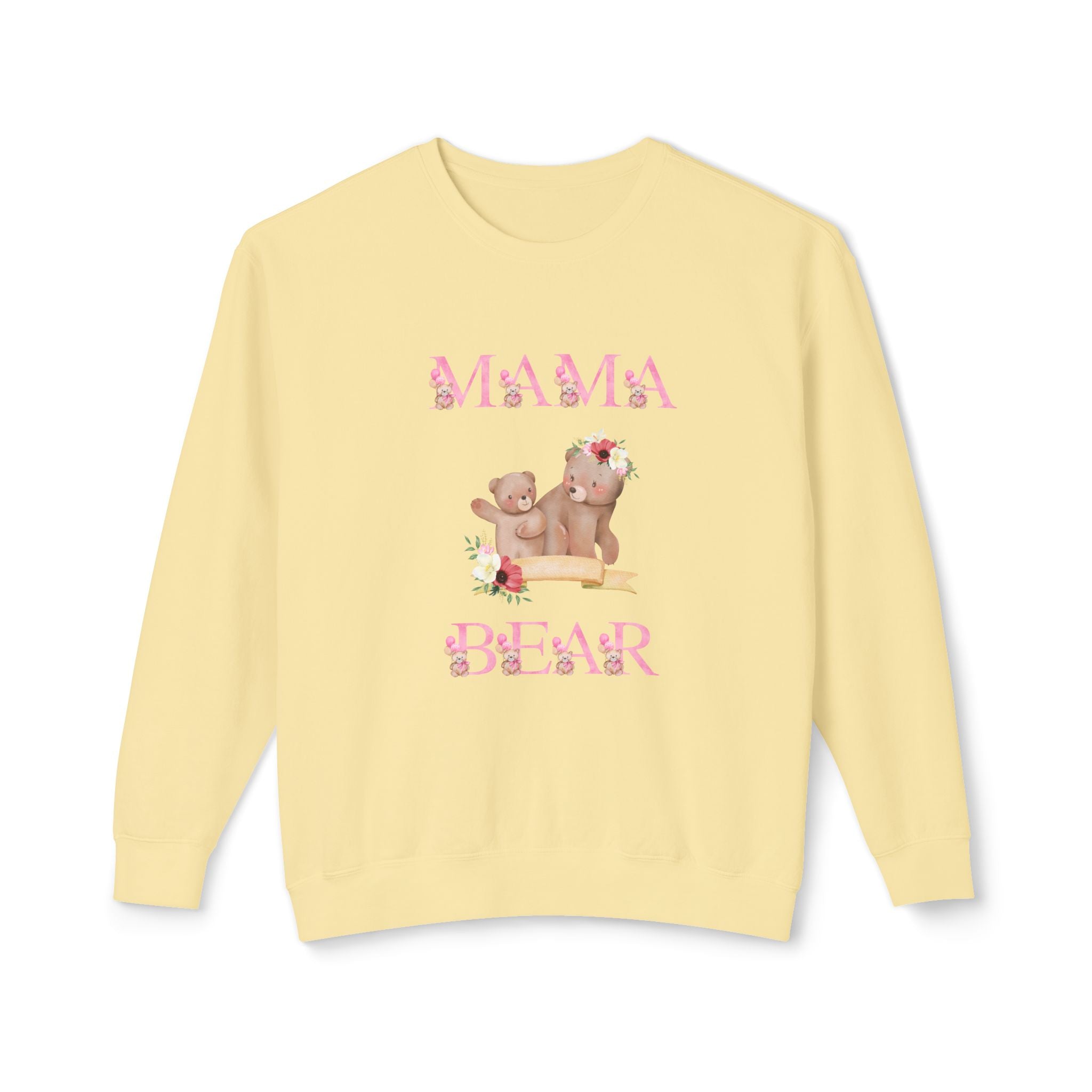 Mama Bear Unisex Lightweight Crewneck Sweatshirt