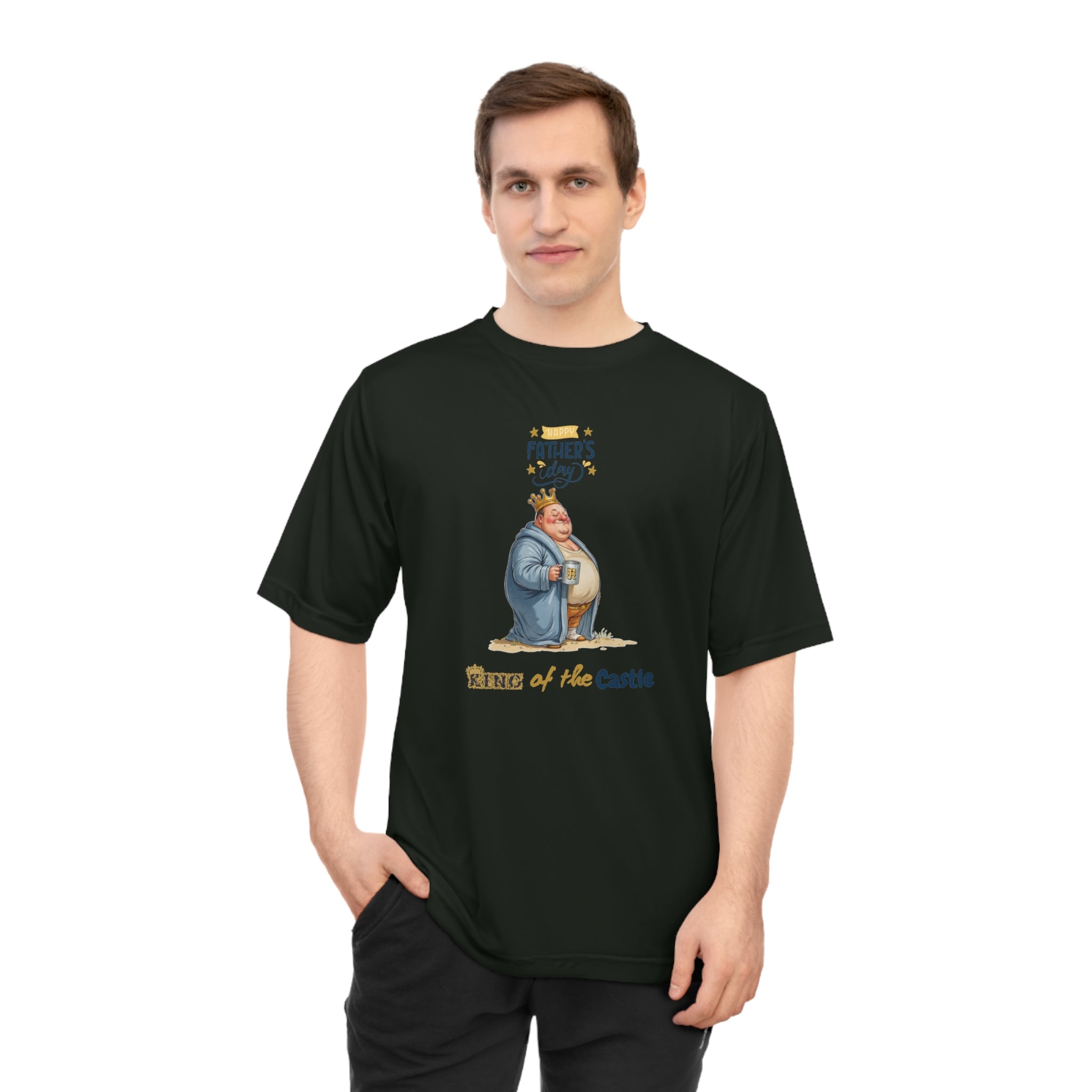 Father's Day King of the Castle Performance T-shirt