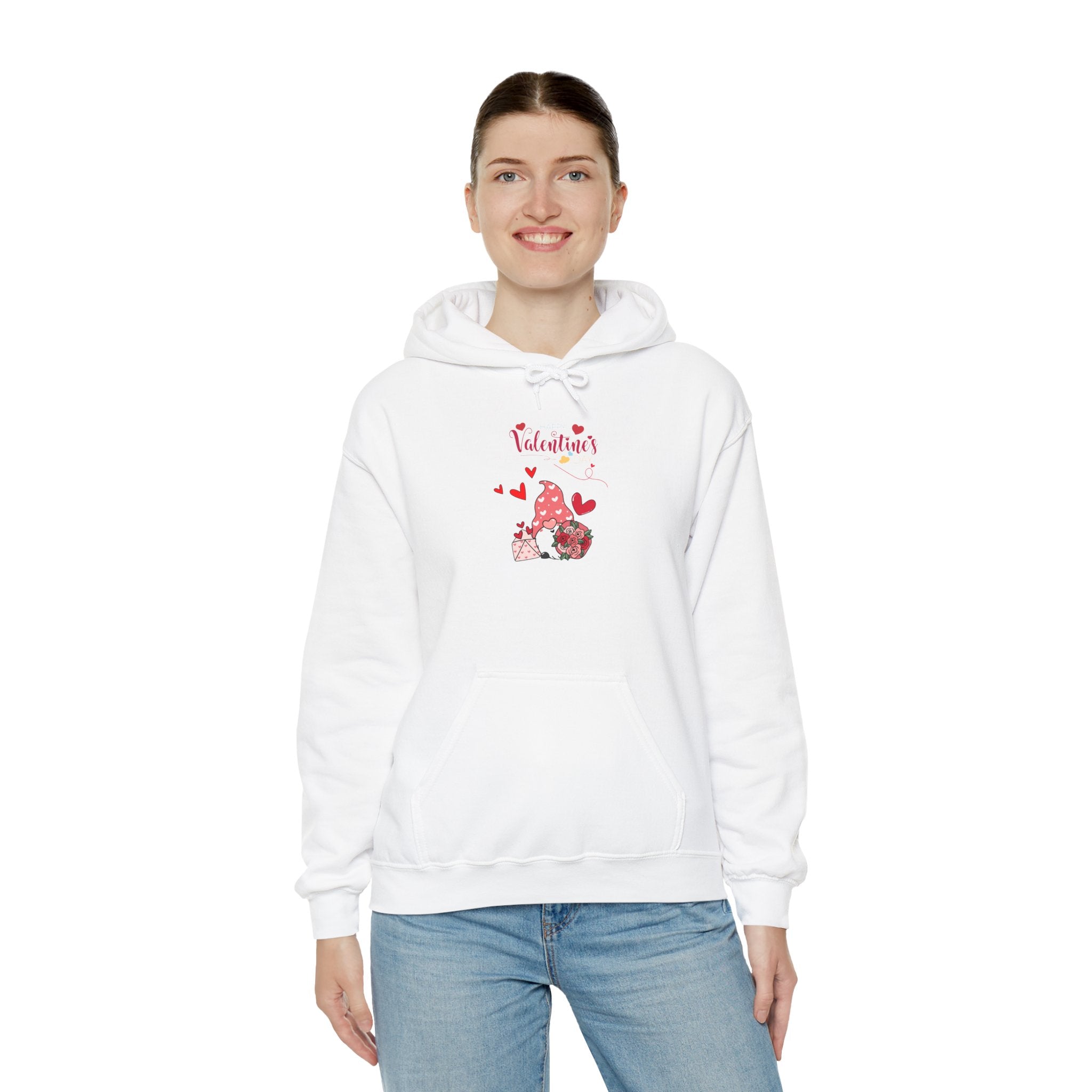 Gnome Valentine's Day Unisex Heavy Blend™ Hooded Sweatshirt