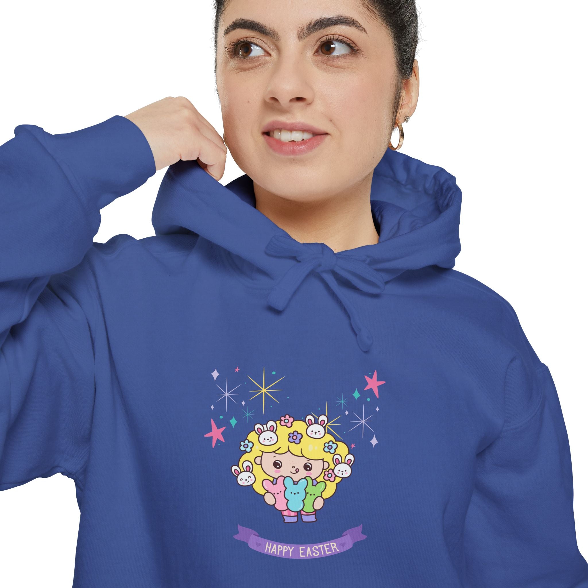 Easter Season Unisex Garment-Dye Hoodie