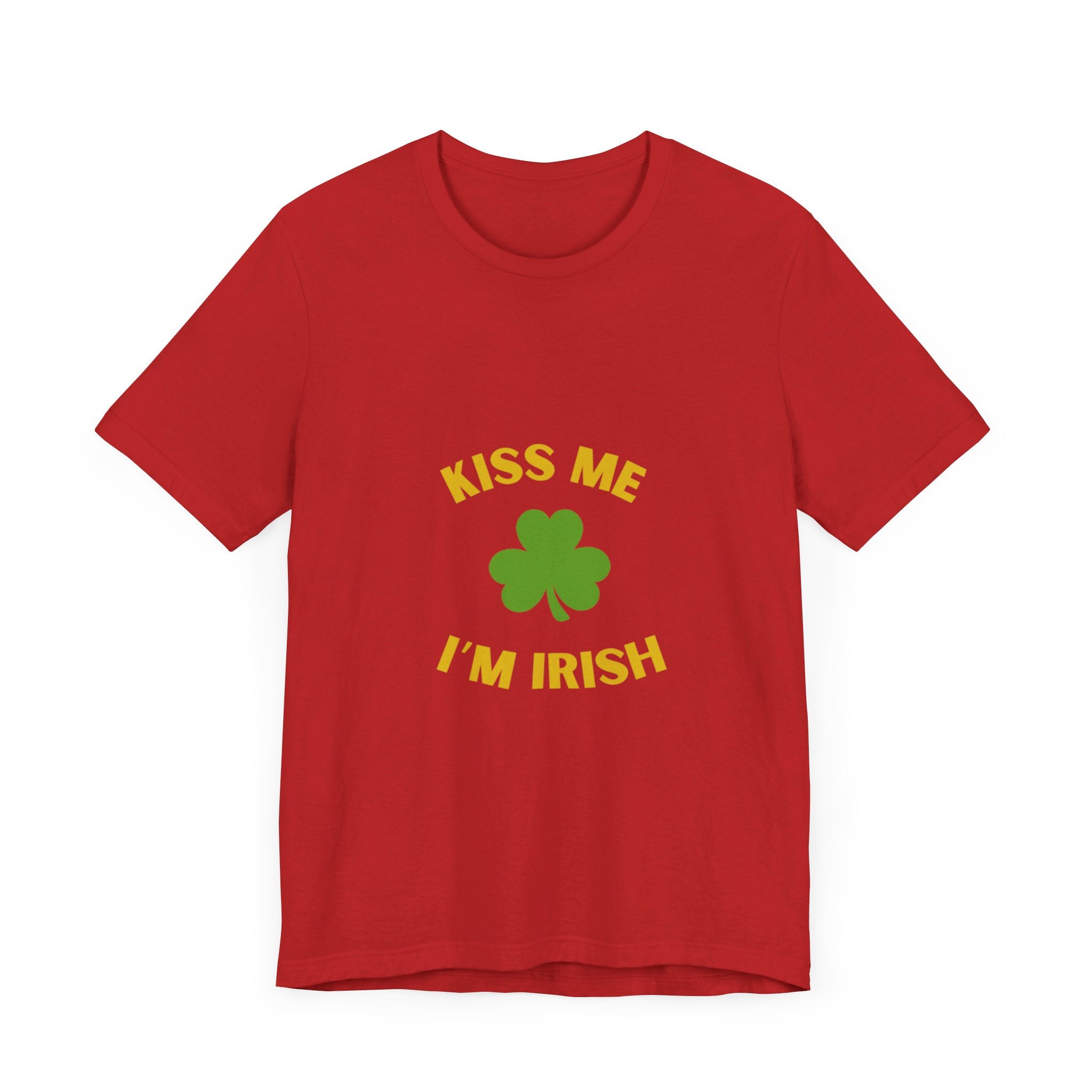 Kiss Me I'm Irish Unisex Jersey Short Sleeve Tee