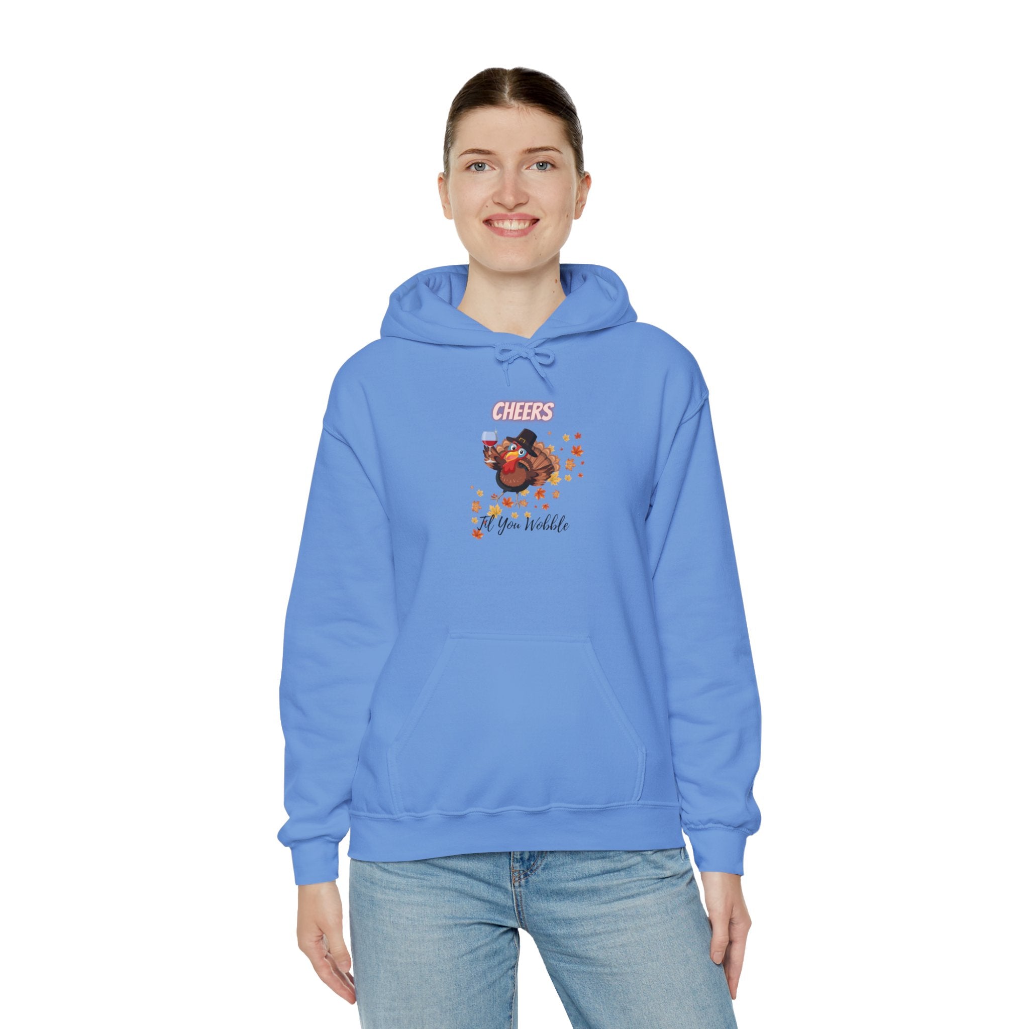 Cheers Til You Wobble Unisex Heavy Blend™ Hooded Sweatshirt