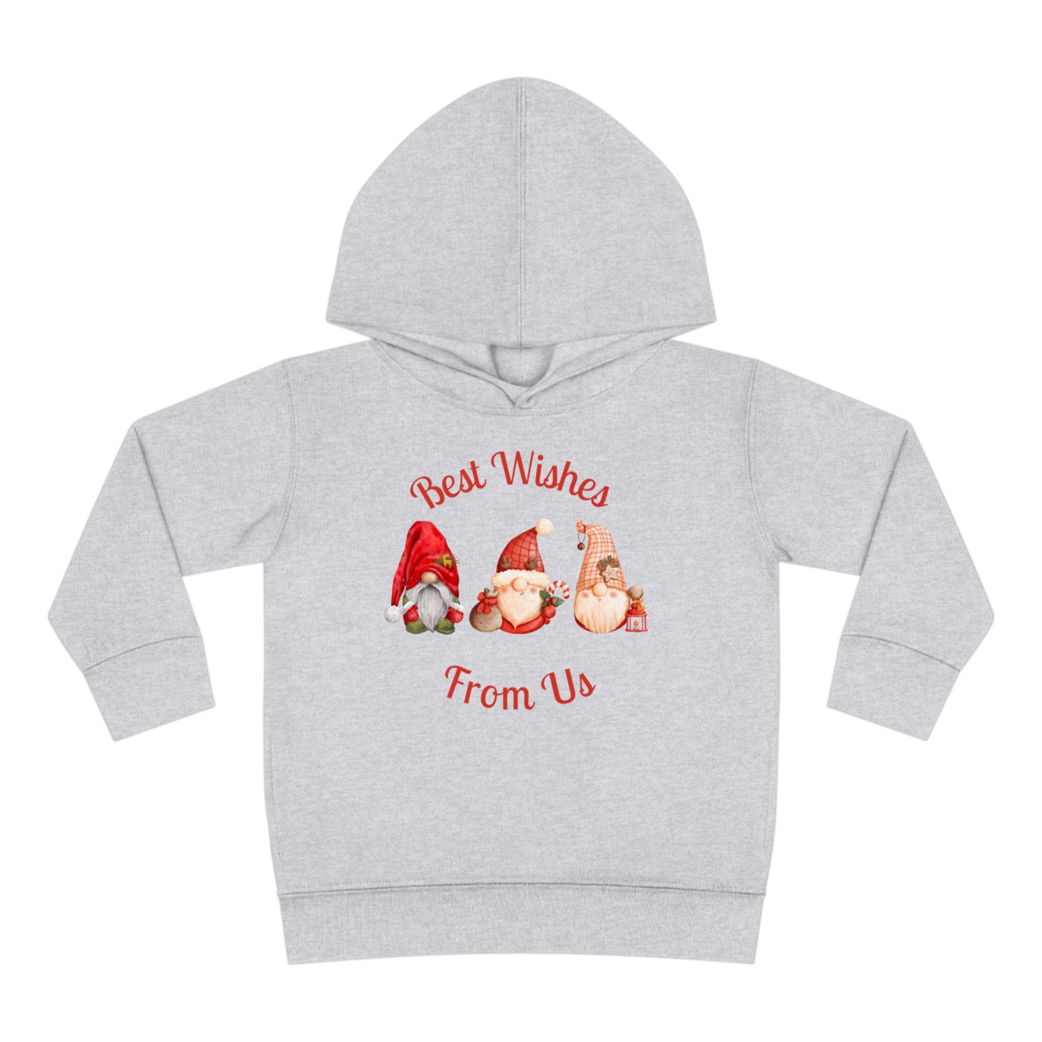 Gnome Best Wishes Toddler Pullover Fleece Hoodie