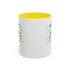 Kiss Me I'm Irish Cat  Accent Mug